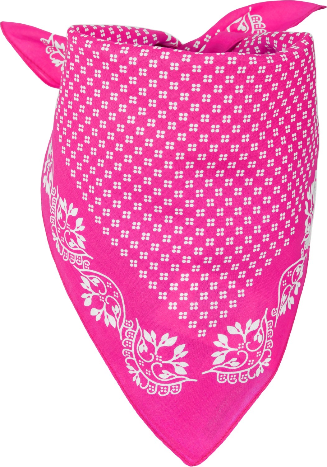 styleBREAKER Bandana "Baumwolle Dreieckstuch mit Blümchen Muster" 1 Stk.