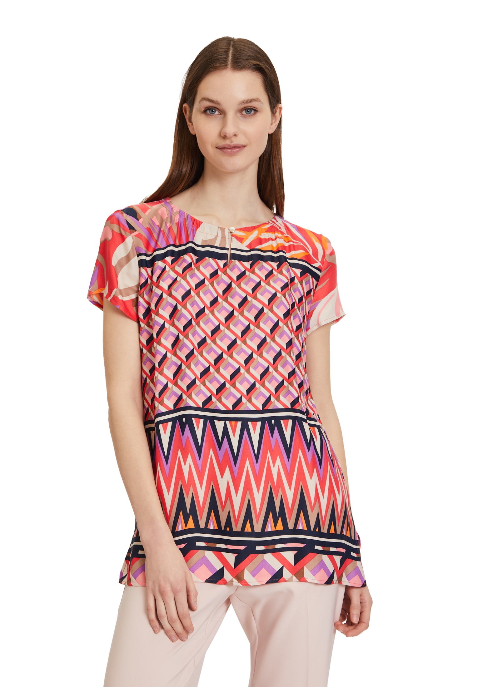 Betty Barclay Schlupfbluse "Damen Schlupfbluse mit Muster" günstig online kaufen