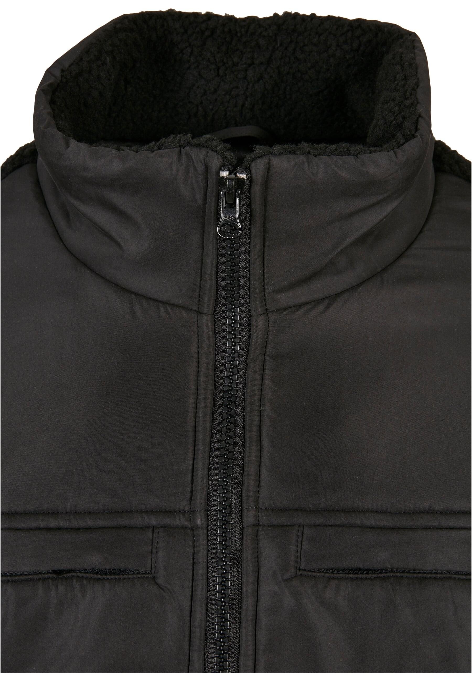 URBAN CLASSICS Winterjacke »Urban Classics Herren Patched Sherpa Jacket«, (1 St.), ohne Kapuze