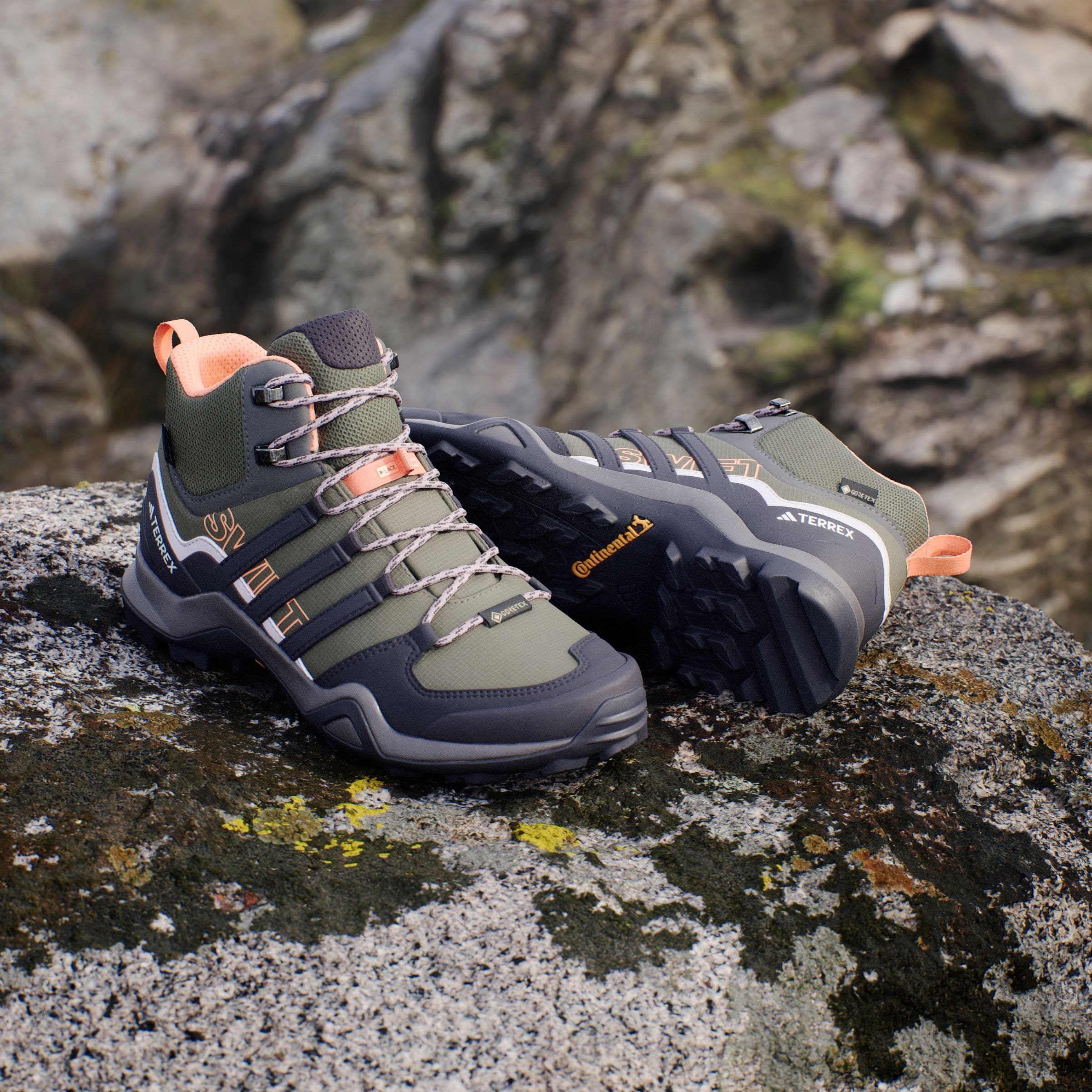 adidas TERREX Wanderschuh »TERREX SWIFT R2 MID GORE-TEX«, wasserdicht