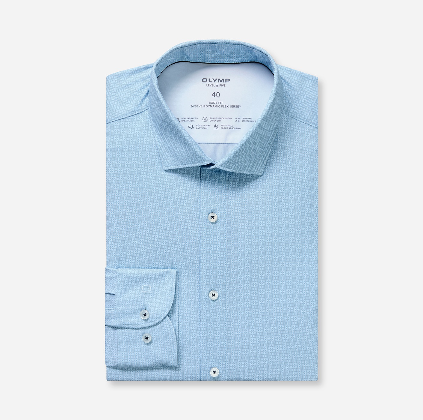 OLYMP Langarmhemd "Level Five 24/Seven" Businesshemd, body fit, Modern Kent günstig online kaufen