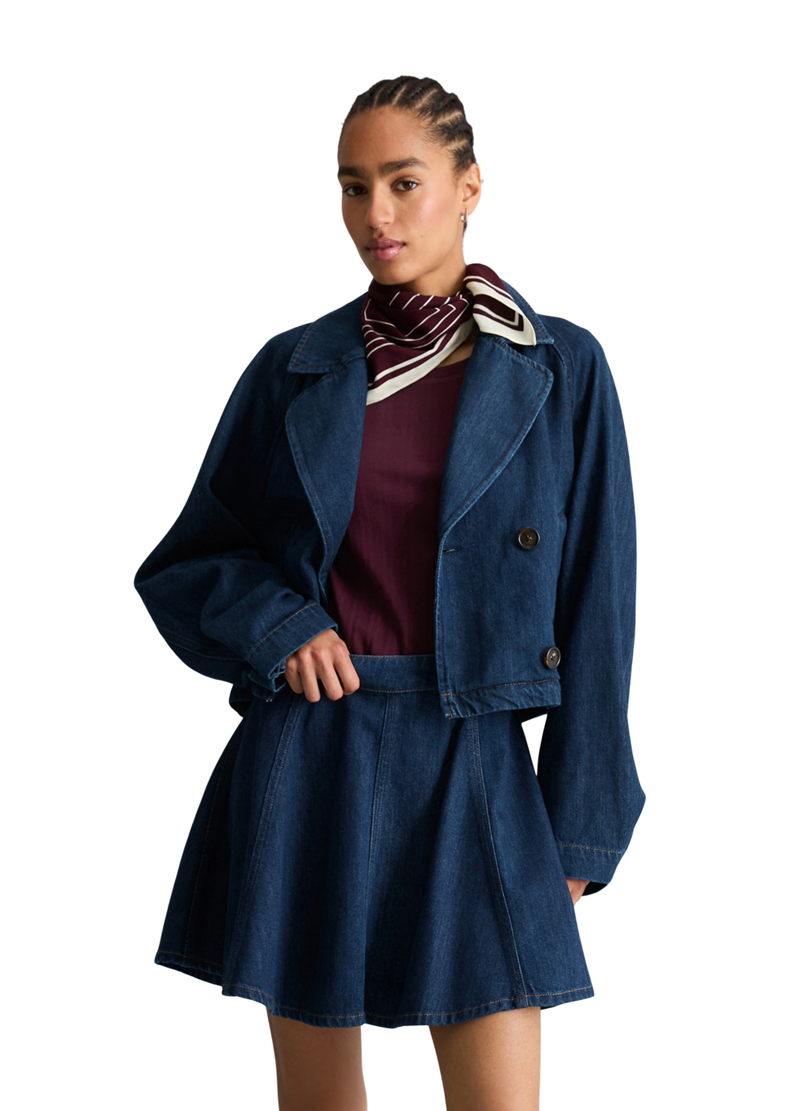 Marc OPolo DENIM Trenchcoat "made with Orange Fiber"
