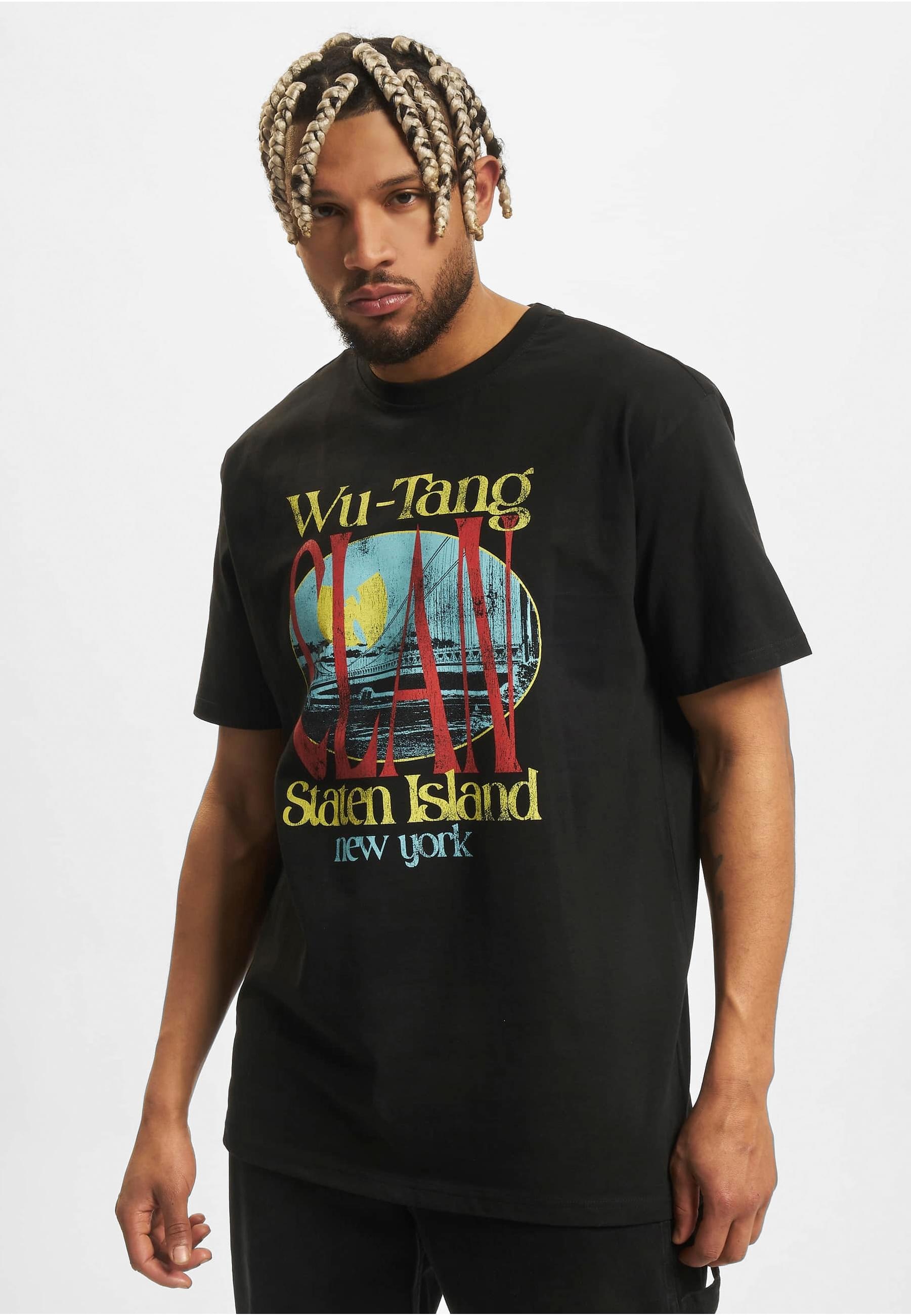 Upscale by Mister Tee Kurzarmshirt »Upscale by Mister Tee Herren Wu Tang Staten Island Oversize Tee«, (1 tlg.)