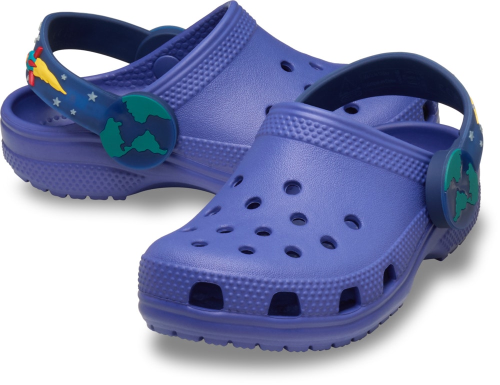 Crocs Clog »Toddler Classic Imagination Lights Backstrap Clog«  Babyschuh, Kindergartenschuh, Blinkschuh mit Weltraum-Motiv