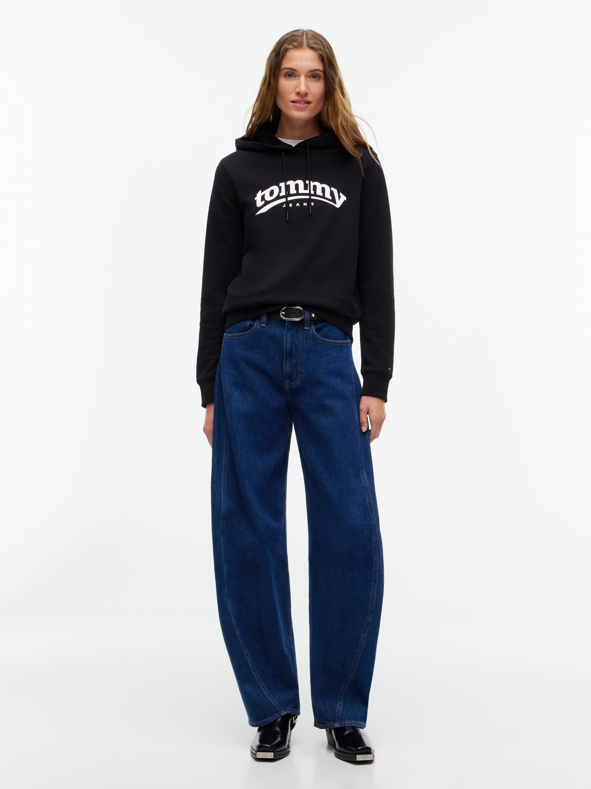 Tommy Jeans Kapuzensweatshirt »TJW REG ESS LOGO 1 HOODIE EXT«, Baumwolle
