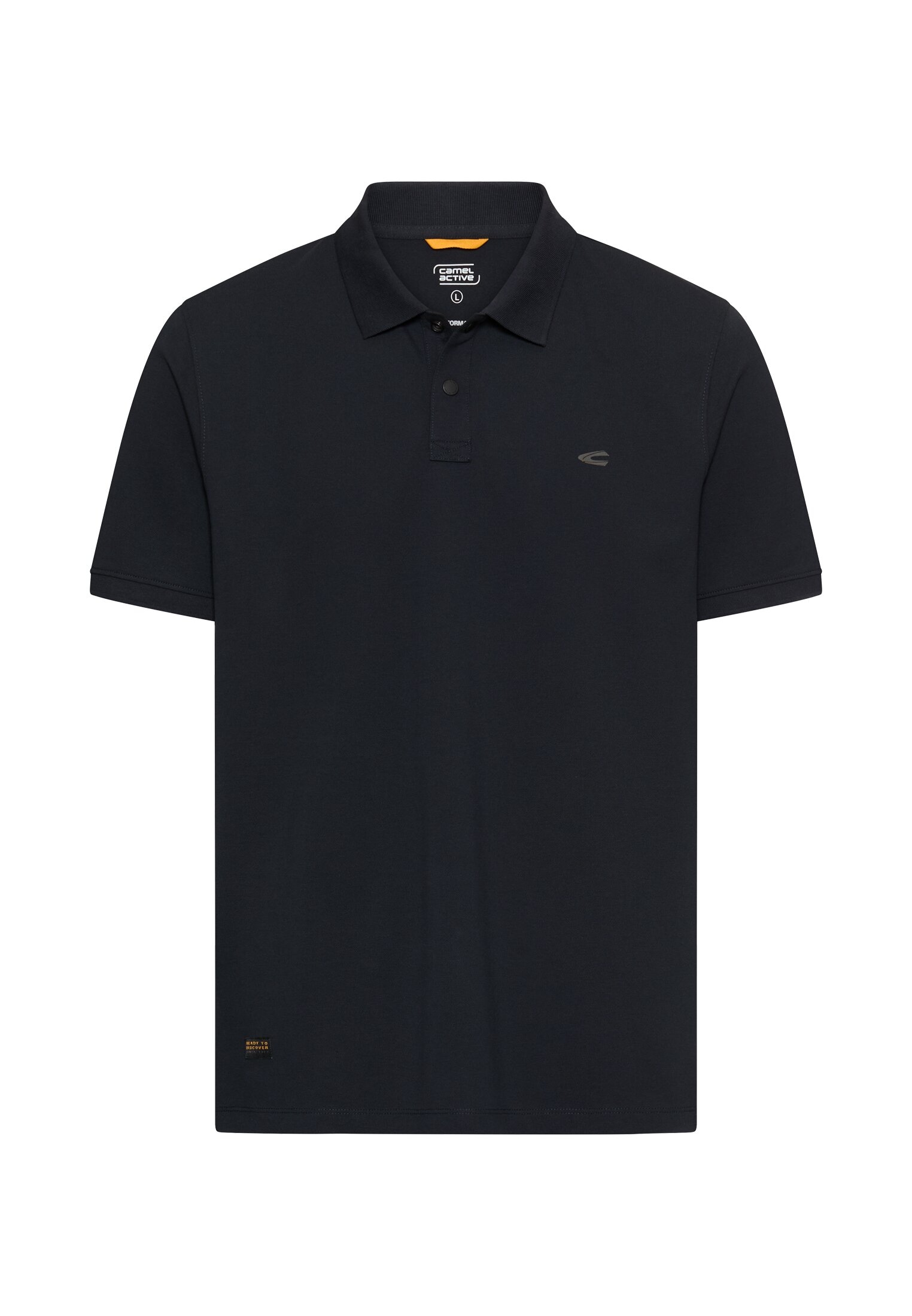 camel active Poloshirt kurzarm, mit Logo-Stickerei