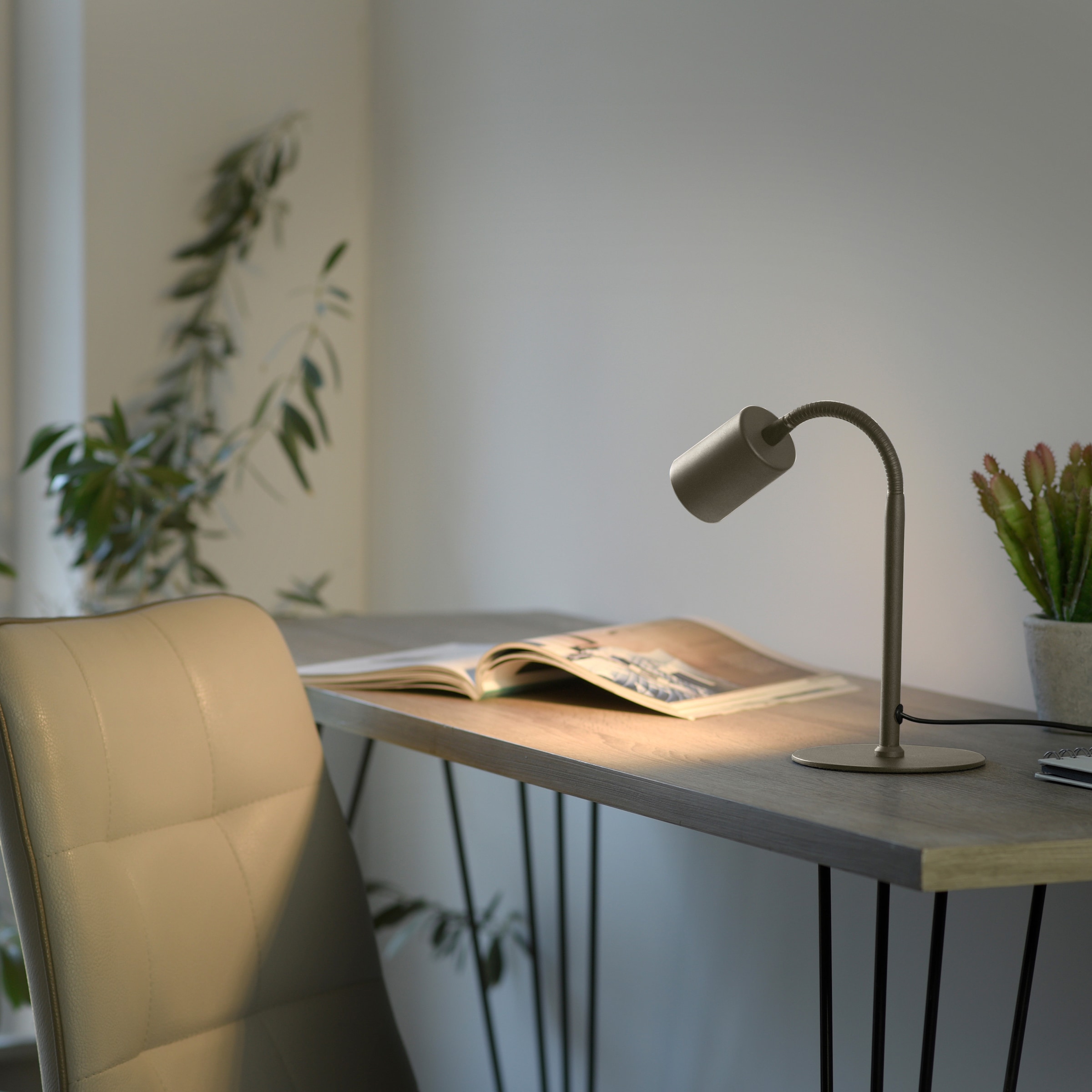 LED warmweißes 1 | home dreh- Sale Tischleuchte Licht, Tischlampe, schwenkbarer my bei »Maci«, BAUR und Reflektor flammig-flammig,