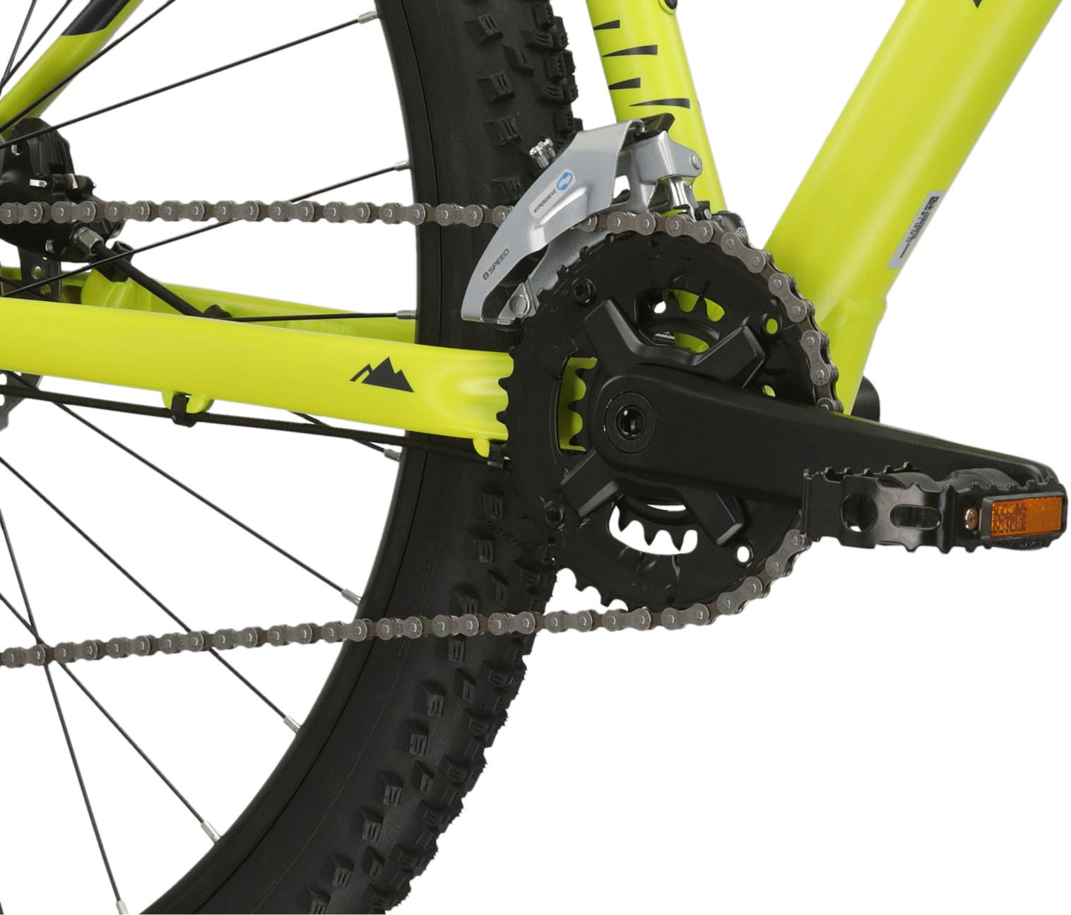 Kross Mountainbike »Hardtail Level 1.0«, 16 Gang, Shimano, ACERA M3020 Schaltwerk, Kettenschaltung