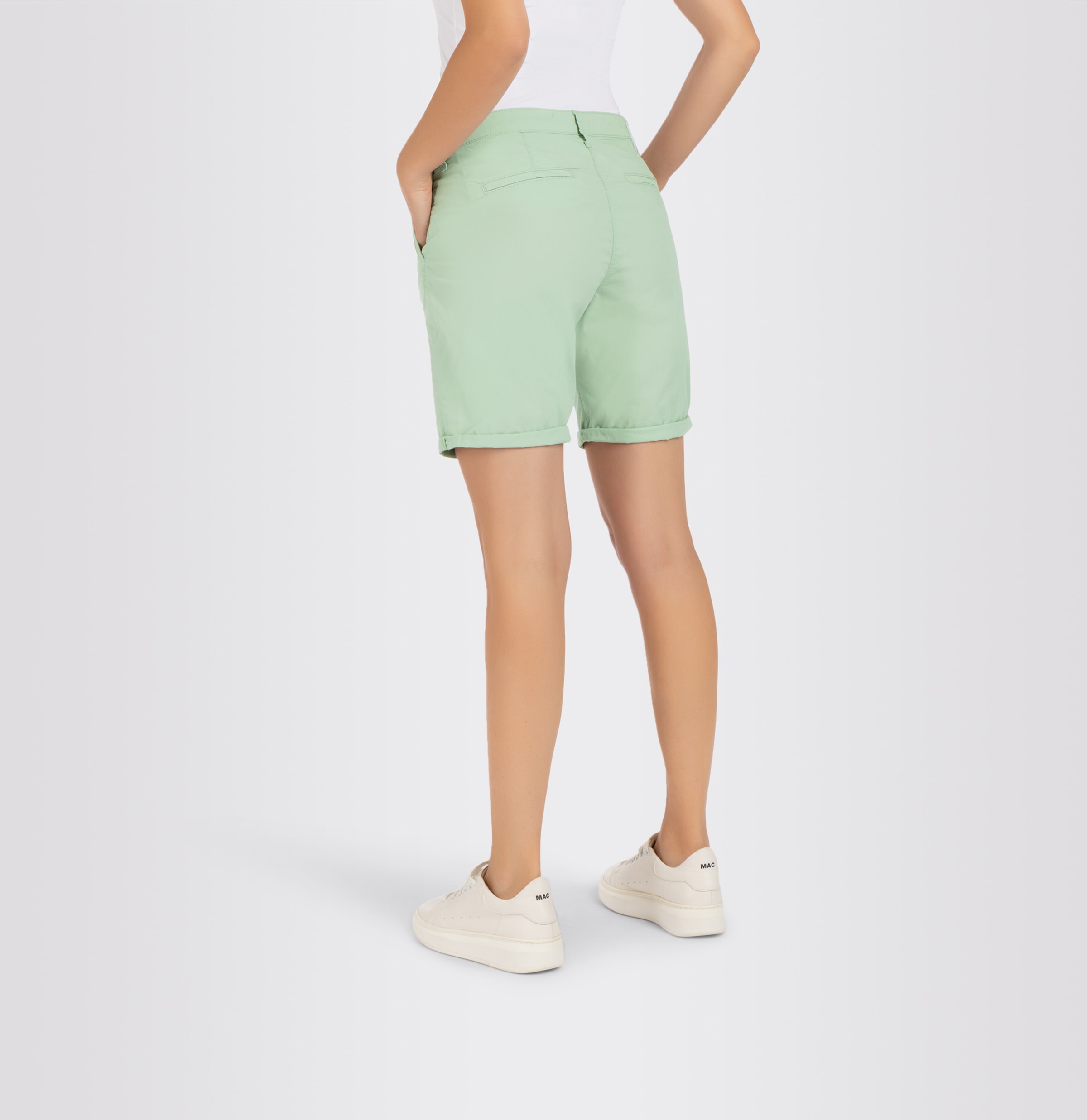 MAC Chinoshorts »Chino-Shorts«, Sommerhose Krempelbare Shorts