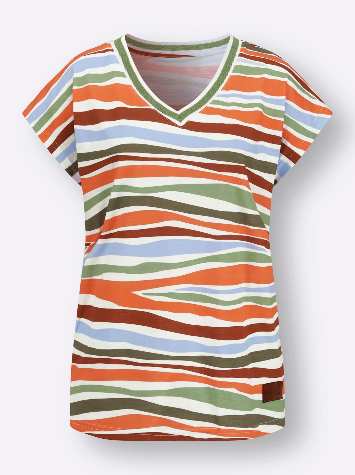 CASUAL LOOKS Print Shirt Women's Multicolor Size 44 2
