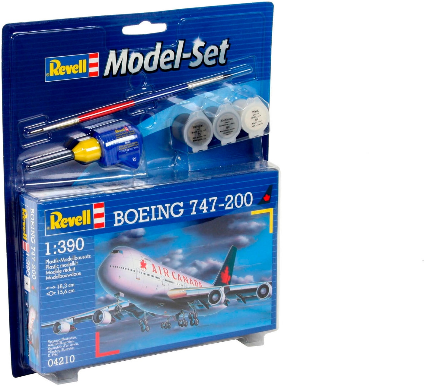 Revell® Modellbausatz »Boeing 747-200«, Made in Europe