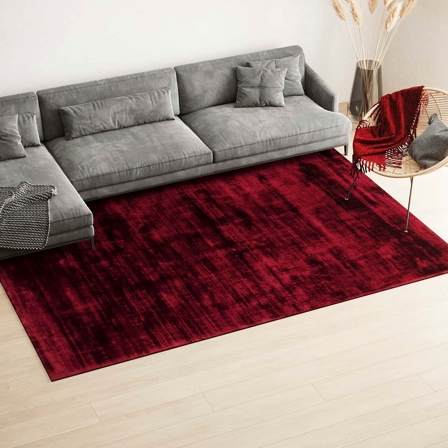 morgenland Teppich »Designer Teppich Chester«, rechteckig, 10 mm Höhe, Viskose