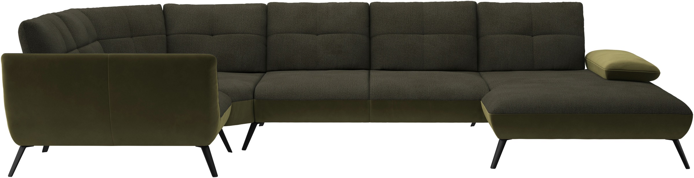 OTTO home Wohnlandschaft "Mikado U-Form" inkl. Sitztiefenverstellung und Ar günstig online kaufen