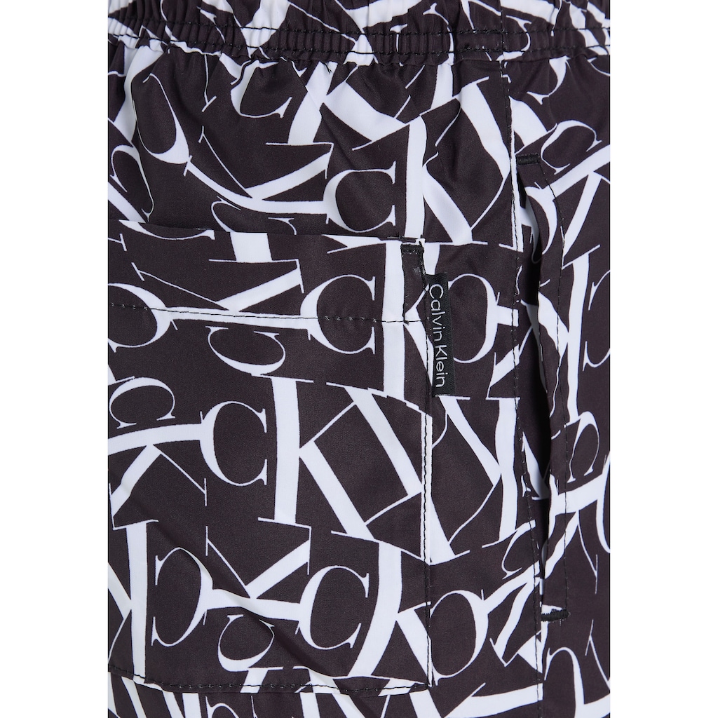 Calvin Klein Swimwear Badeshorts »MEDIUM DRAWSTRING-PRINT«, (1 St.)