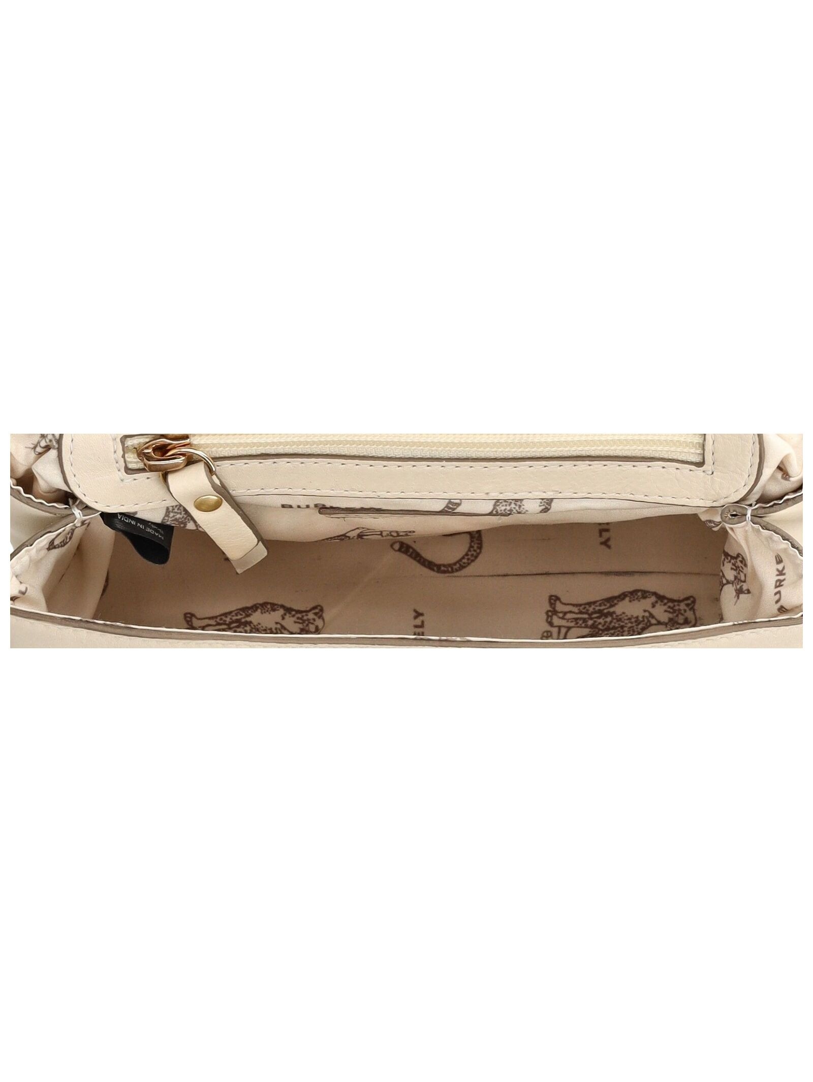 Burkely Shoulder Bag White Leather One Size 2
