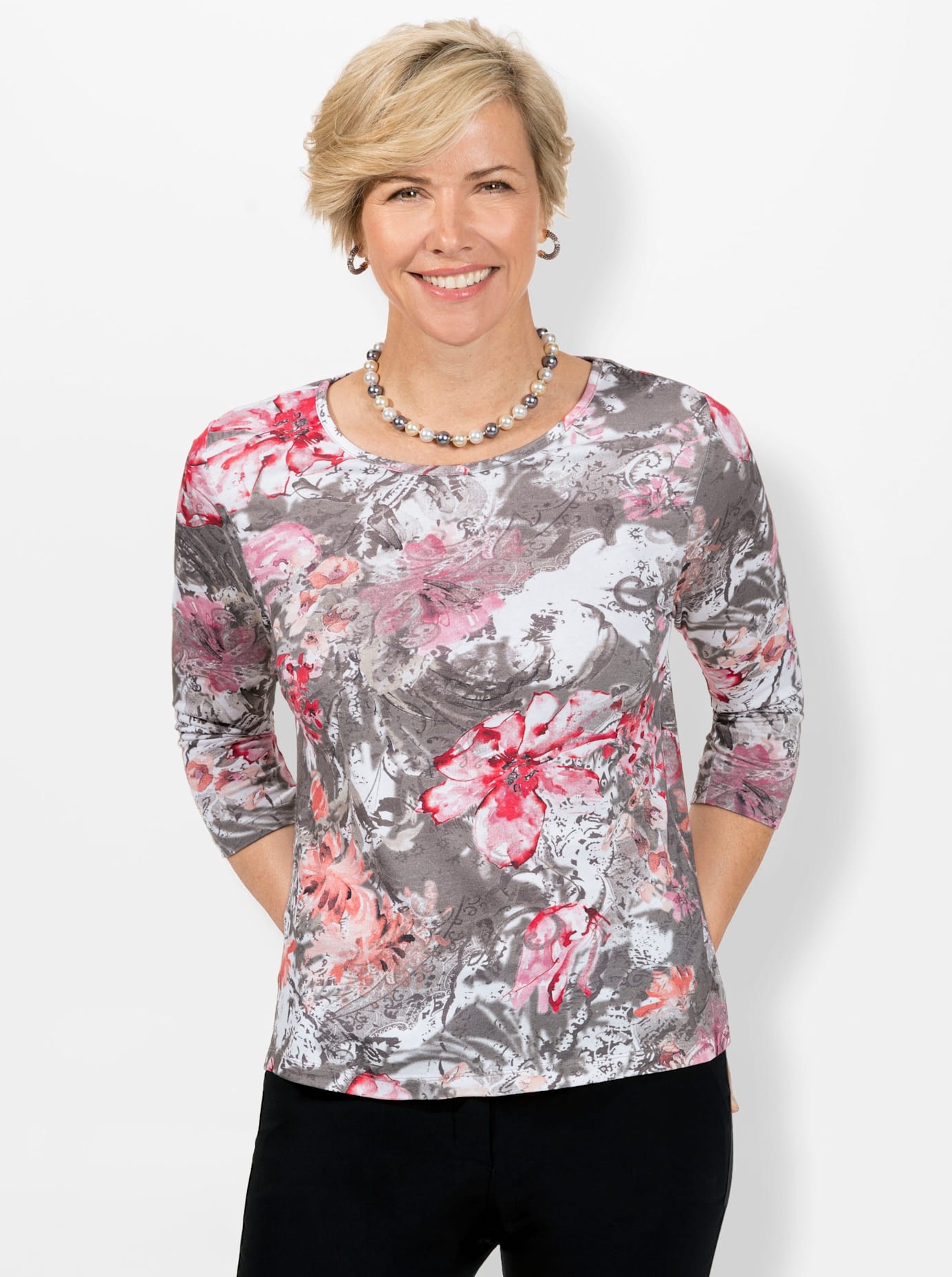 Classic 3/4-Arm-Shirt "Shirt" 1 Stk. tlg. günstig online kaufen
