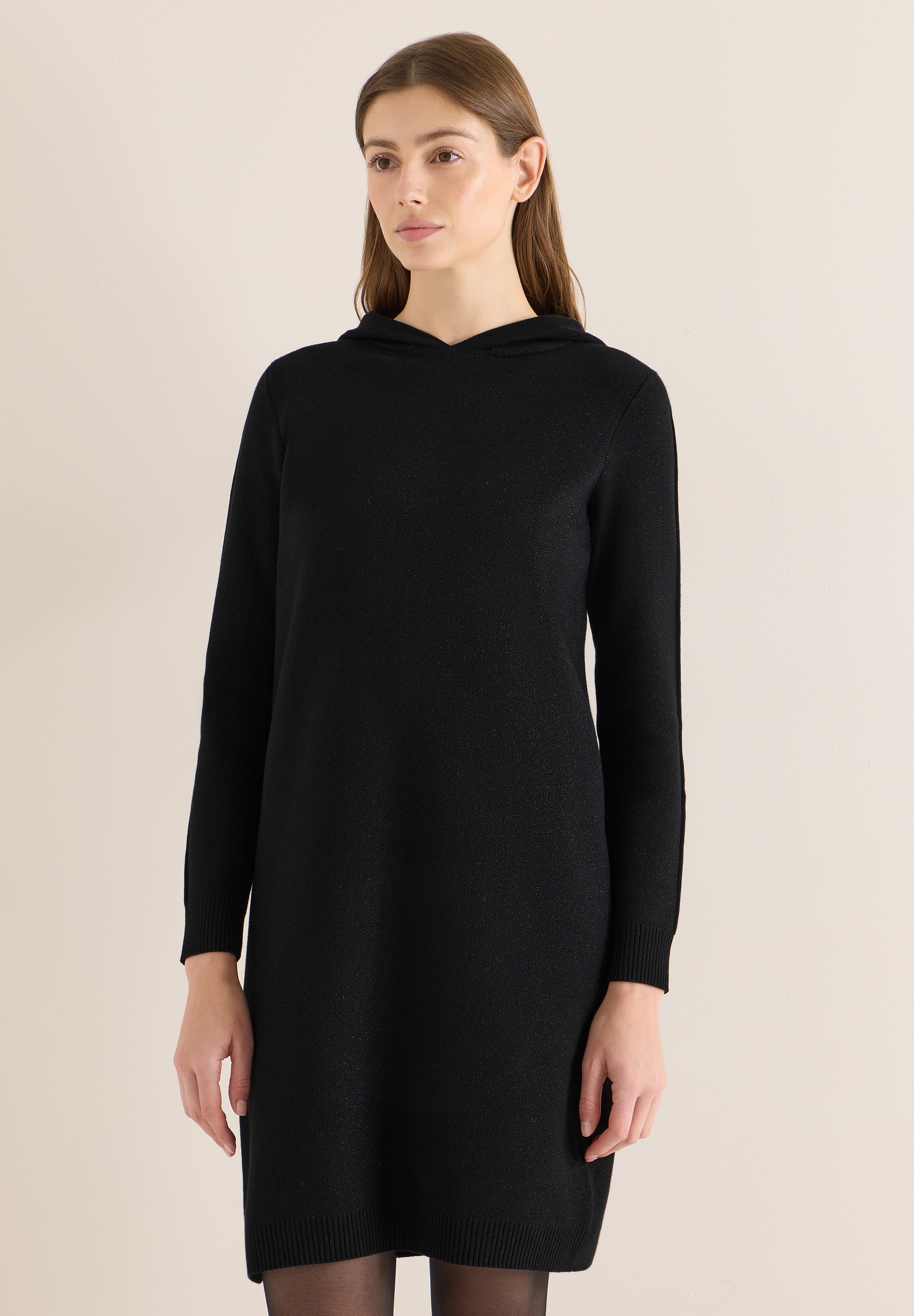 Cecil Sweatkleid Ohne Taschen mit Kapuze