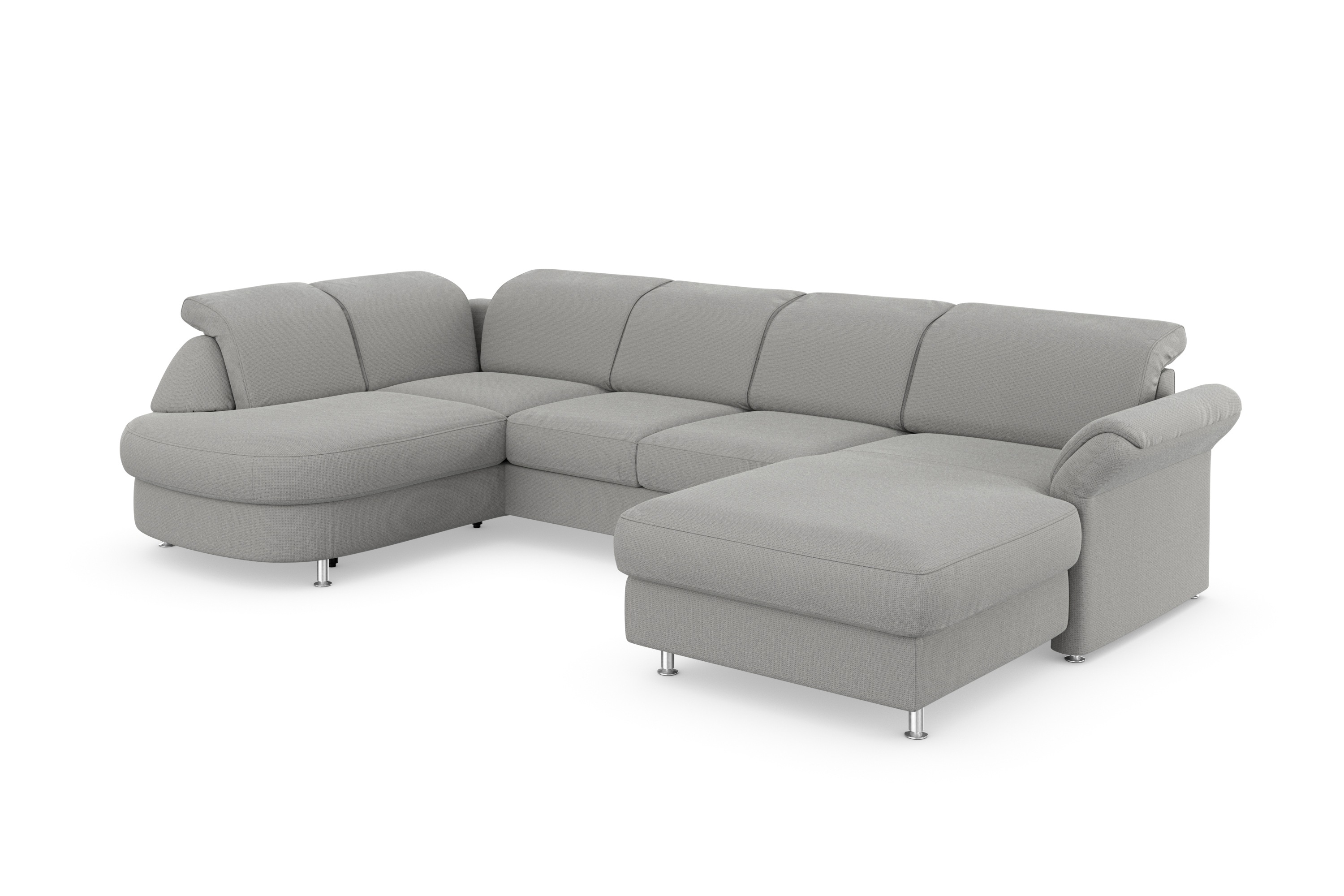 Thumbnail - sit&more Wohnlandschaft "Apulia U-Form", wahlweise Bettfunktion, Bettkasten und Kopf- und Armteilverstellung