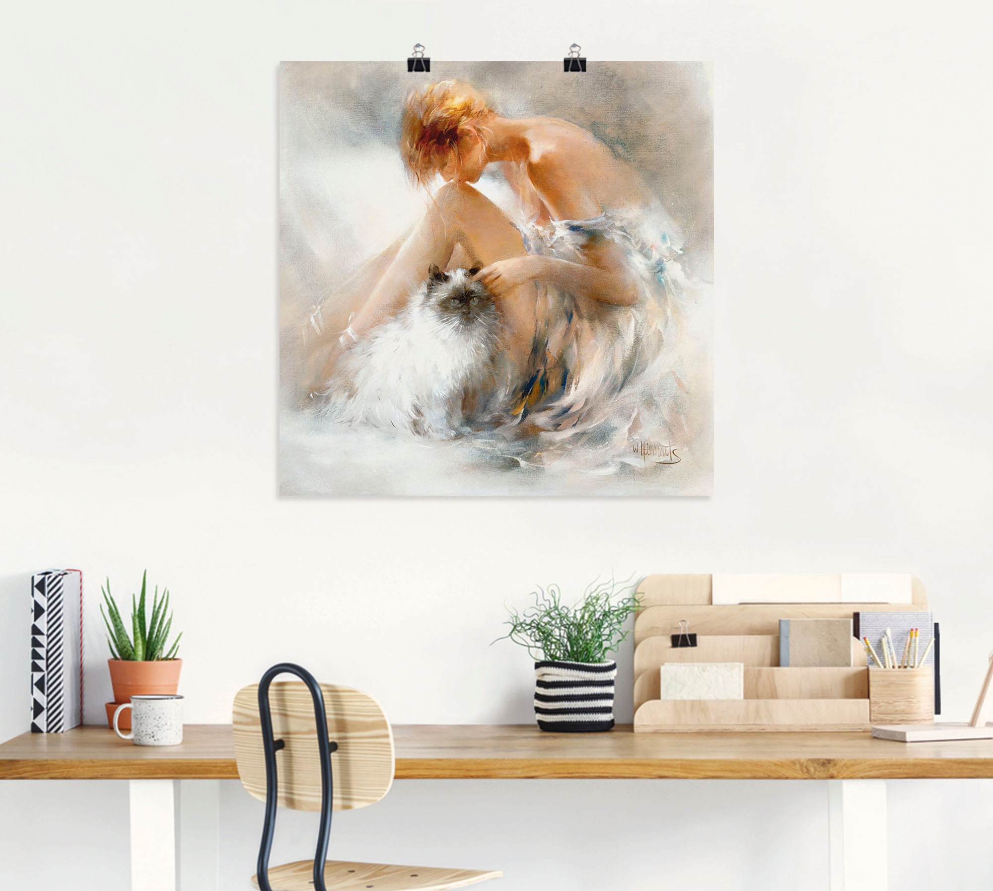 Artland Wandbild »Verlangen«, Frau, (1 St.), als Leinwandbild, Poster, Wandaufkleber in verschied. Größen