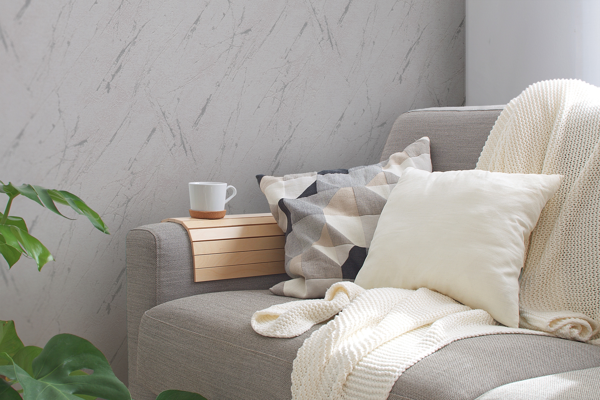 A.S. Création Vliestapete »Casual Living Marmor-Tapete Mustertapete Stein-Optik Steinoptik«, leicht glänzend, Vliestapete Marmor für Schlafzimmer Küche Wohnzimmer Marmoroptik Flur