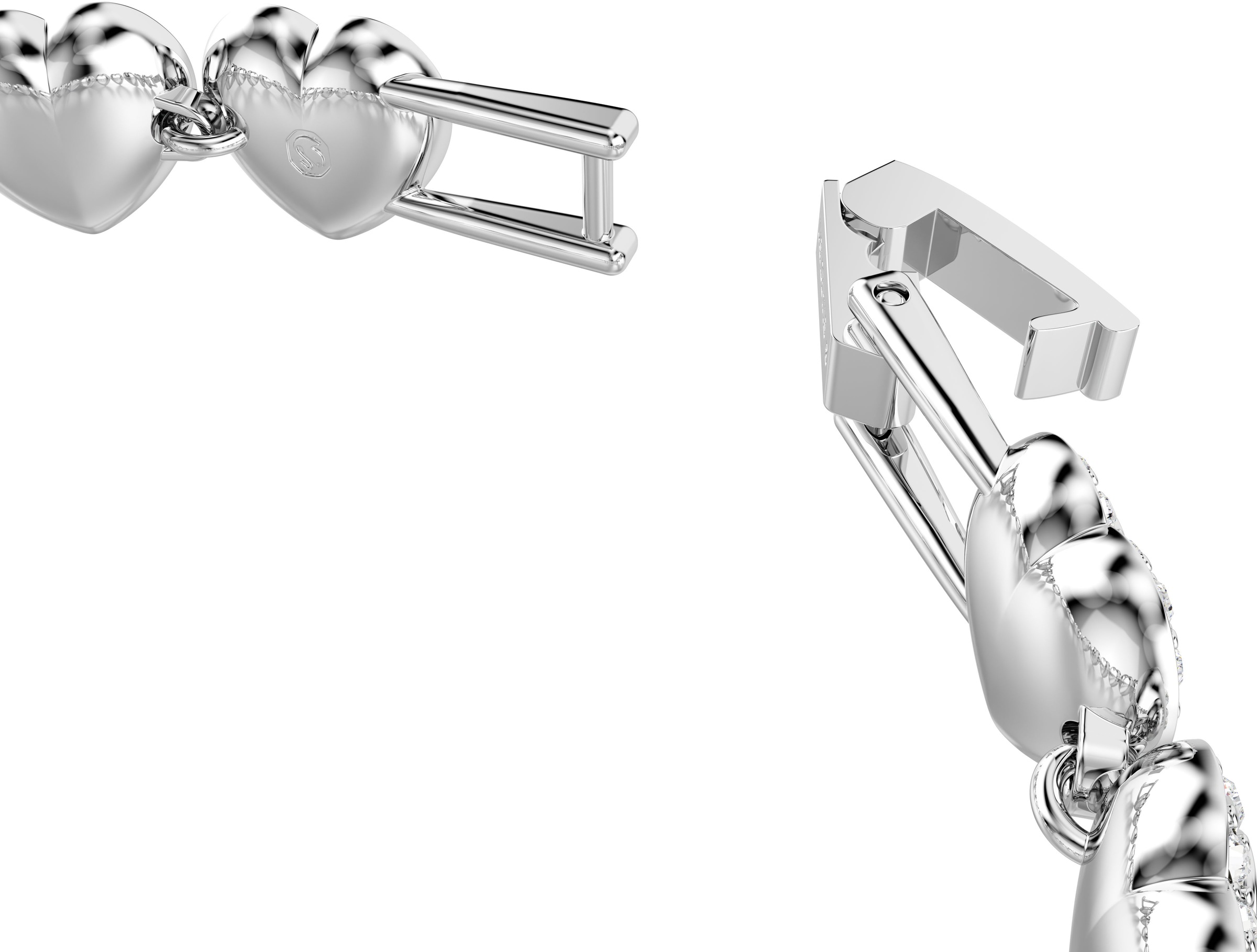 Swarovski Armband »Schmuck Geschenk Ariana Grande Armkette Herz, 5720860«, mit Swarovski® Kristall