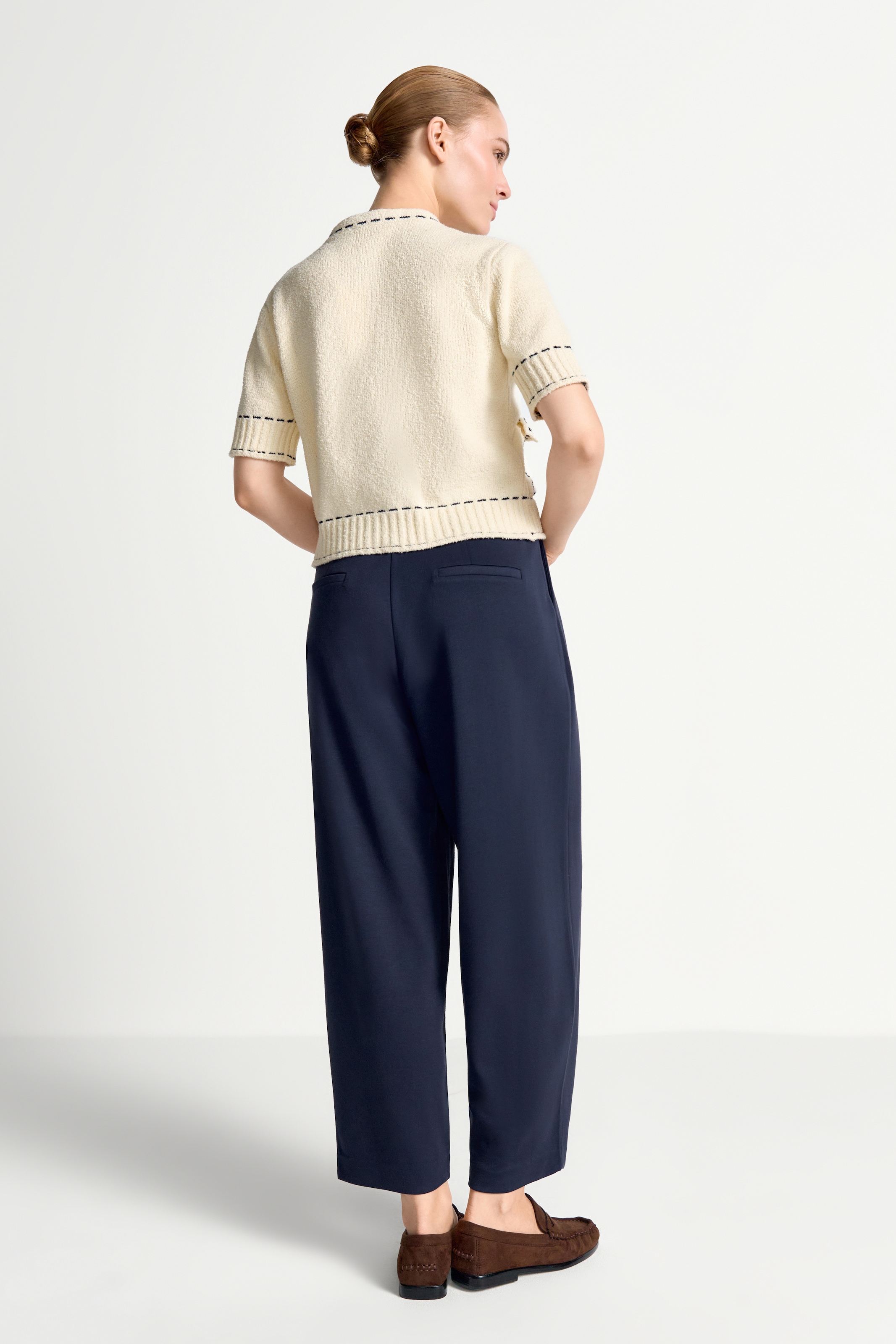 RICHROYAL Bundfaltenhose  im Barrel-Fit