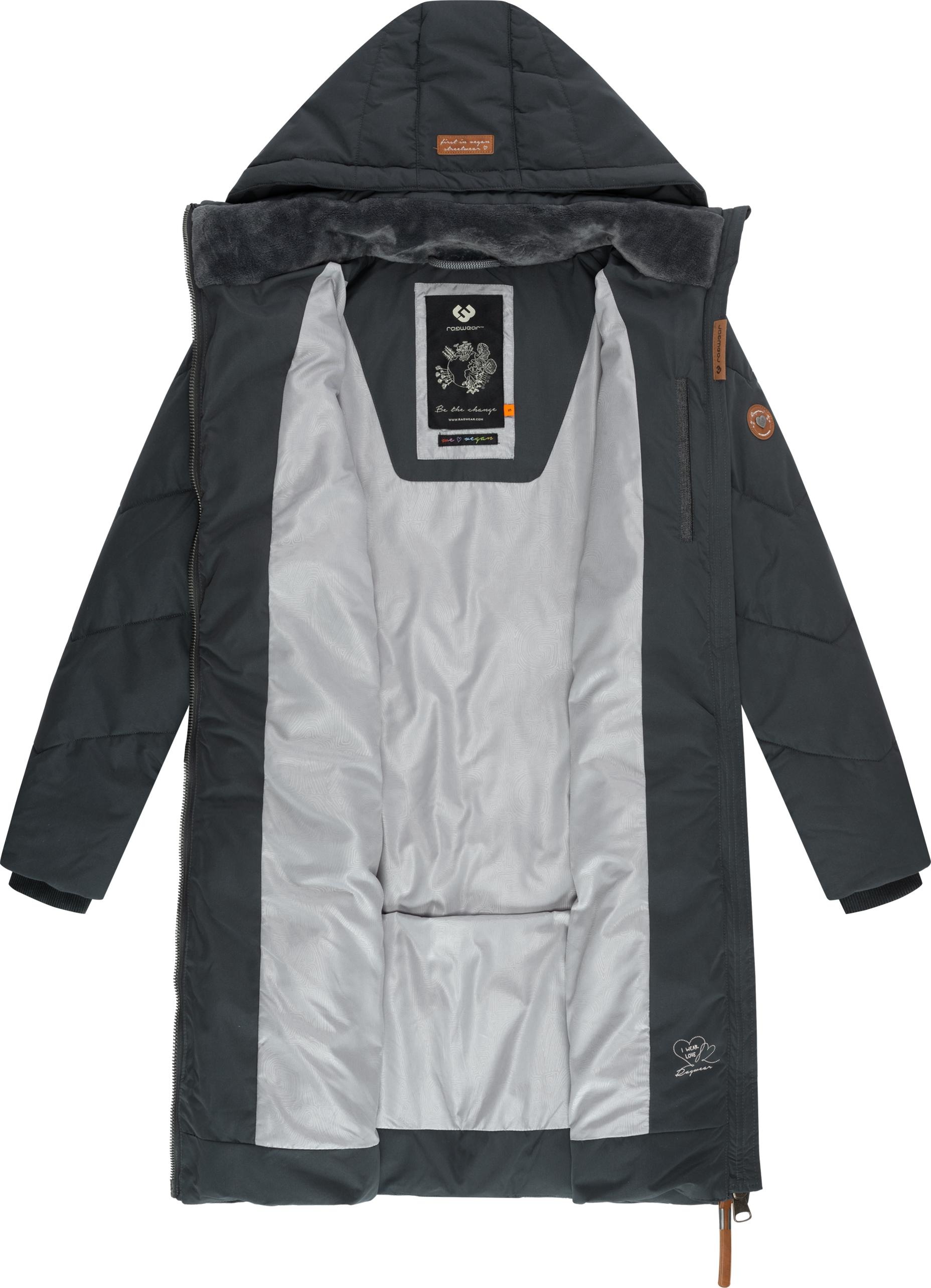 Ragwear Wintermantel »Rebelka«, wasserdichter Winterparka mit abnehmbarer Kapuze