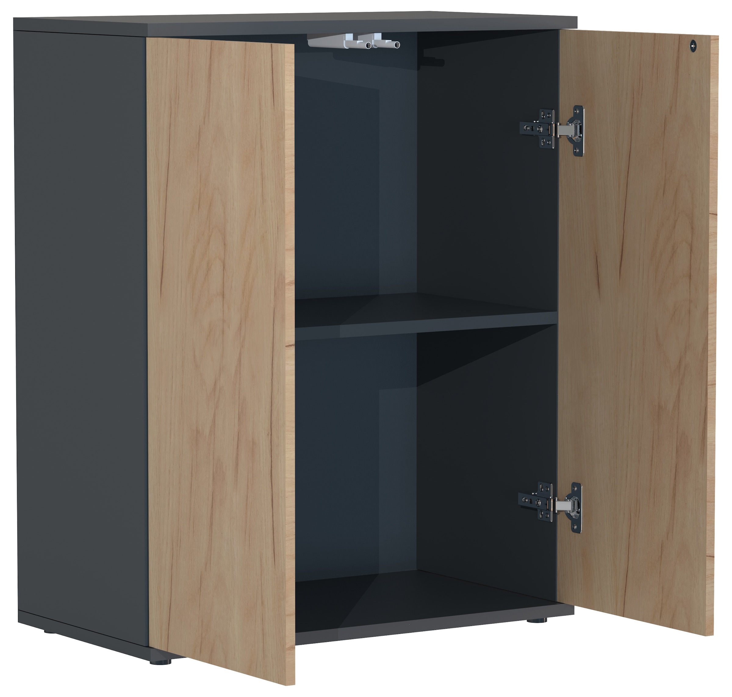 VCM Kommode »Holz Kommode Sideboard Anrichte Dalosa 2 Drehtüren« 1 Stk. tlg.