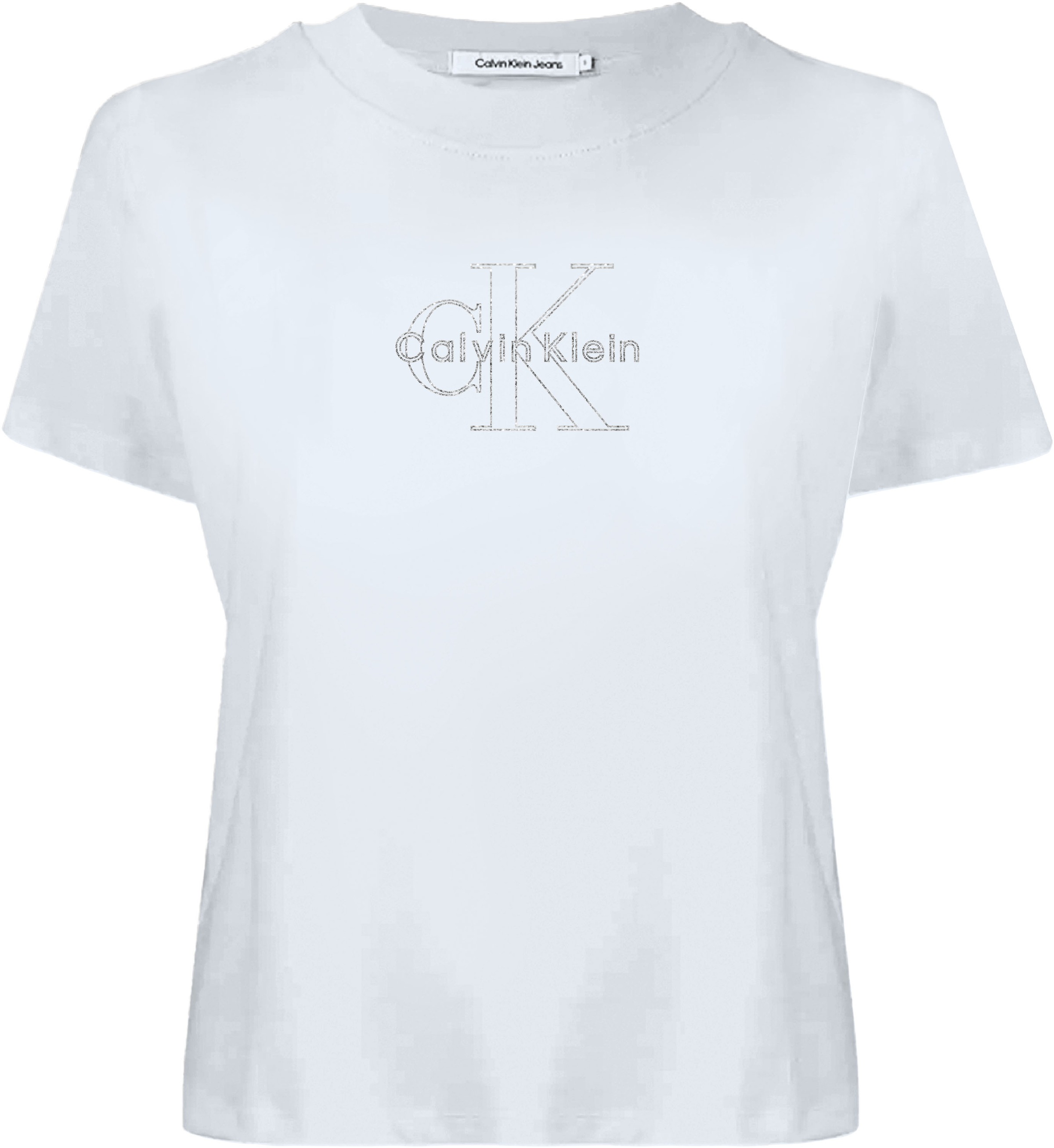 Calvin Klein Jeans T-Shirt "CLASIC MONOLOGO TEE" Regular fit mit Rundhalsau günstig online kaufen