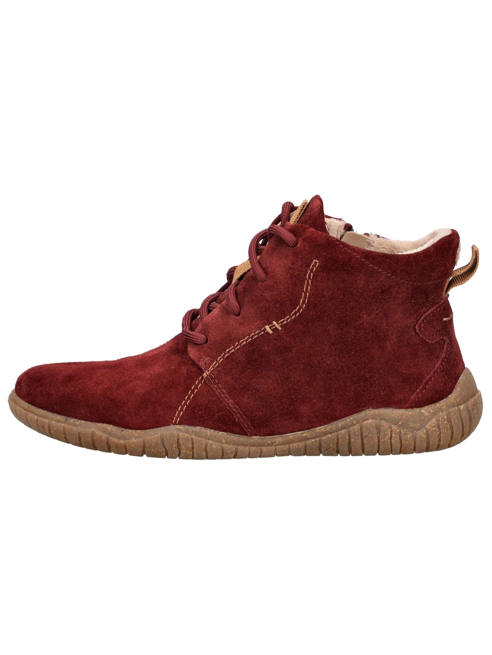 Josef Seibel Schnürstiefelette "Josef Seibel Stiefelette Veloursleder" günstig online kaufen