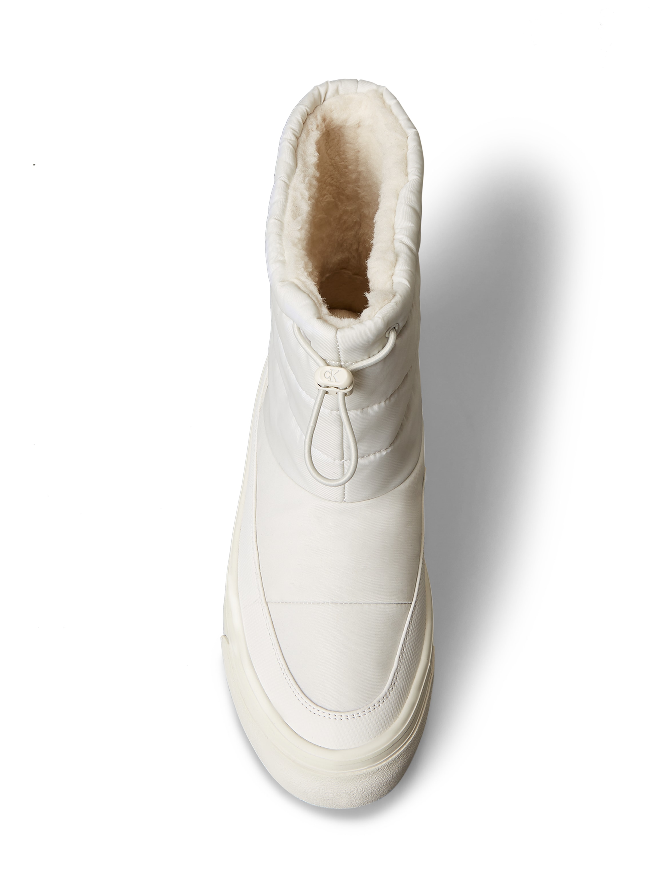 Calvin Klein Jeans Snowboots »VULC FLATF SNOWBOOT NYLON MIX MG«, Winterboots, Winterstiefelette, Warmfutter, mit CK-Logo