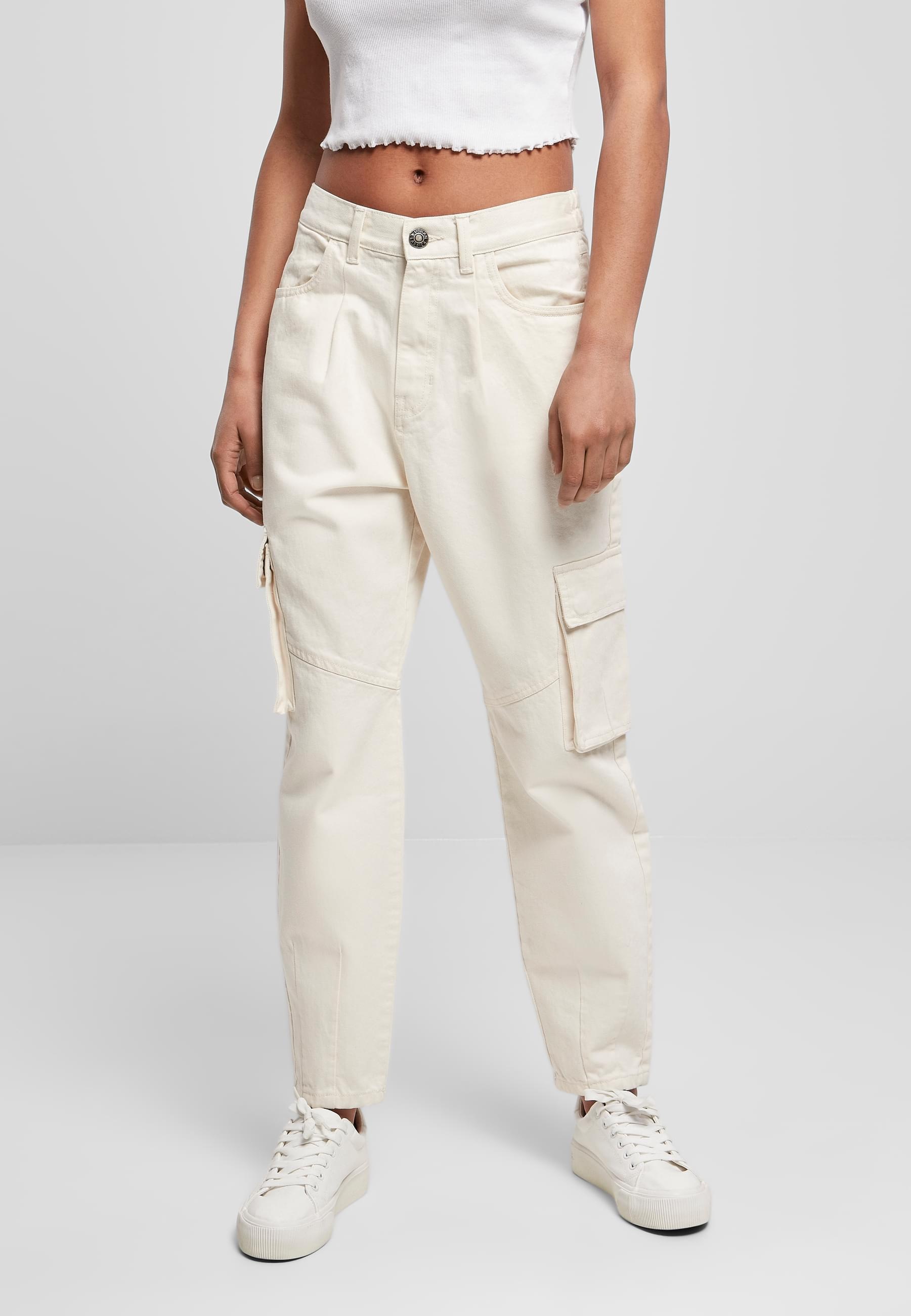 URBAN CLASSICS Cargohose »Urban Classics Damen Ladies Ballon Fit Cargo Twill Pants«, (1 tlg.)