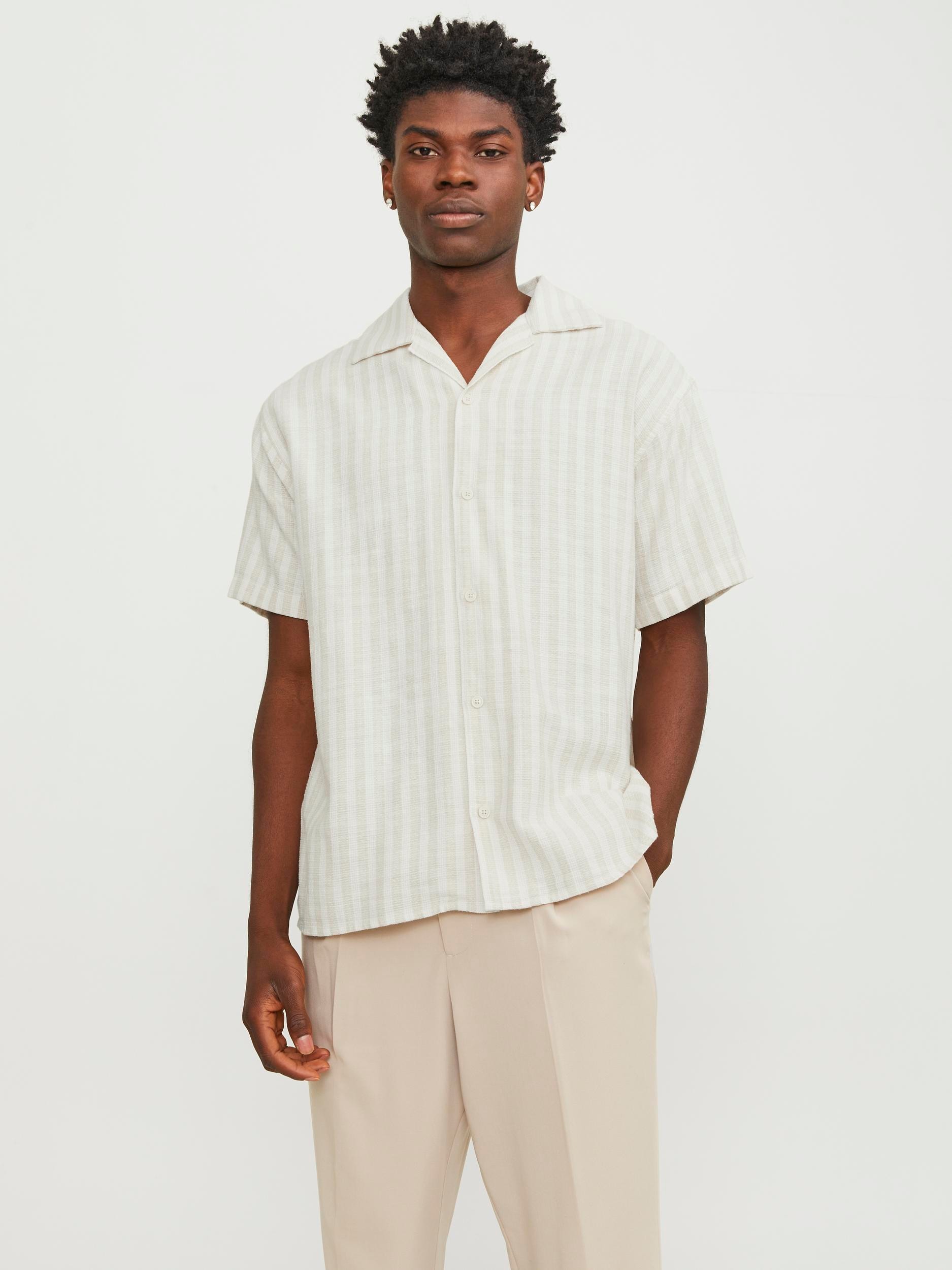 Jack & Jones Kurzarmhemd "JORCABANA STRIPE SHIRT SS SN" günstig online kaufen