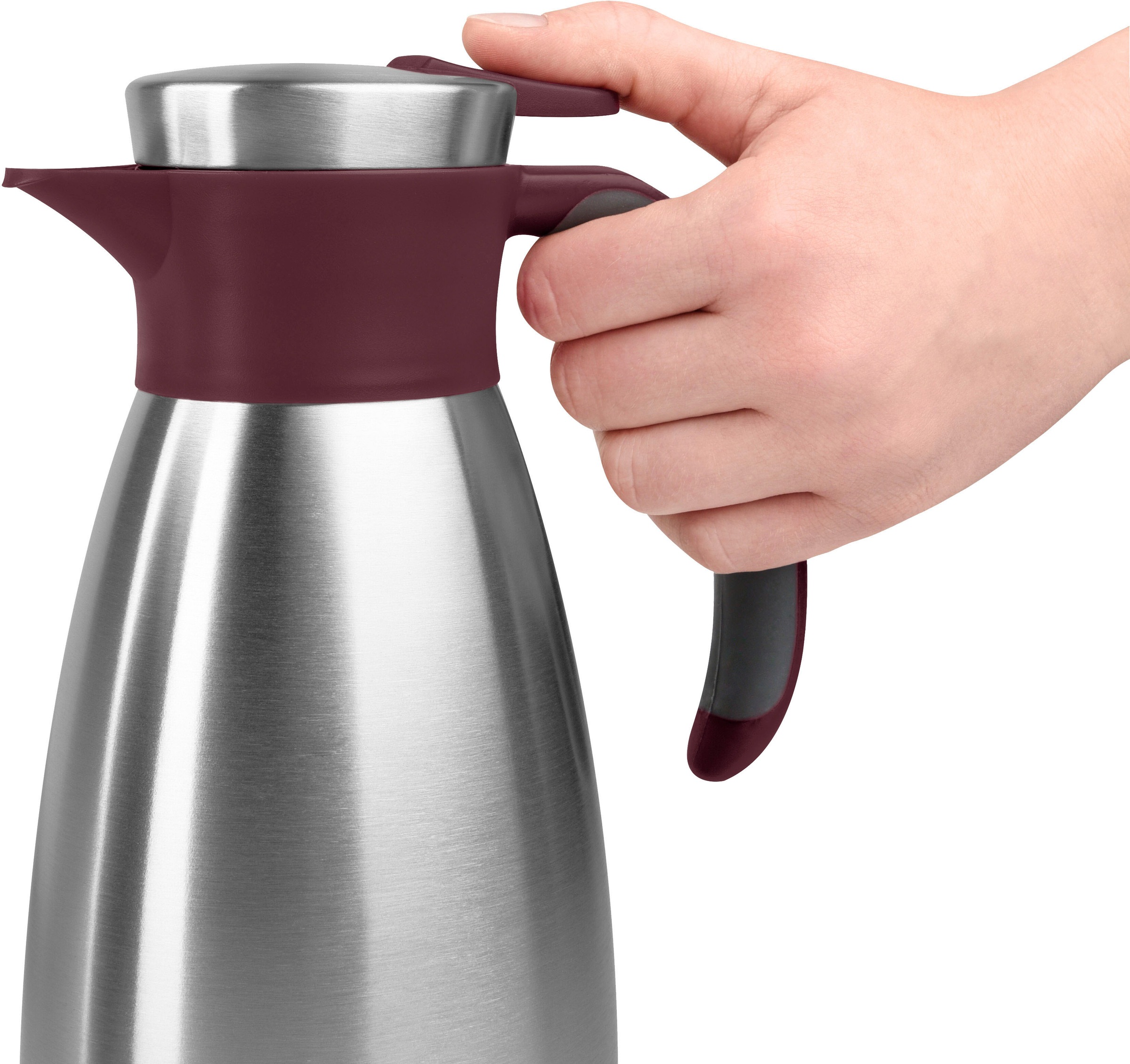 Emsa Isolierkanne "Soft Grip" 1,5 l 1 Stk. tlg. Quick Tip Verschluss, rutsc günstig online kaufen