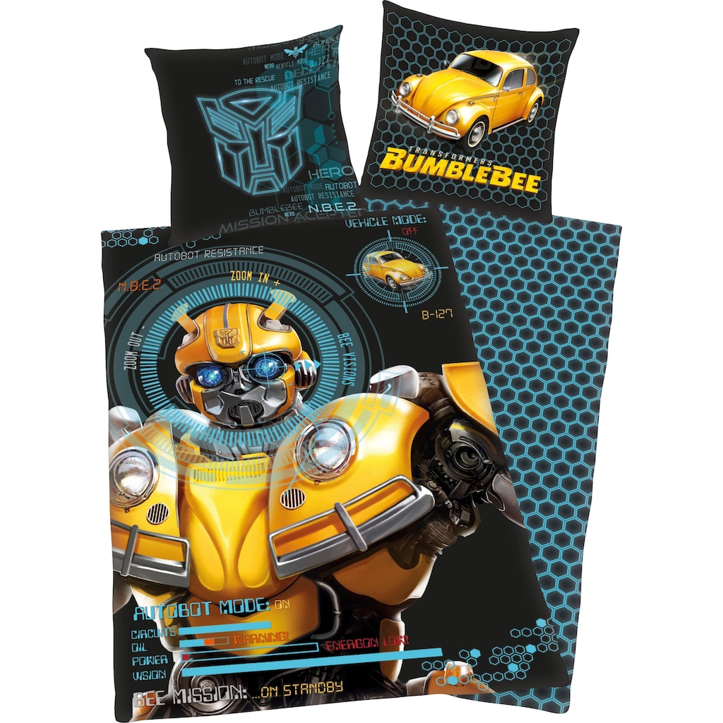 Transformers Kinderbettwäsche »Bumblebee«, (2 tlg.)