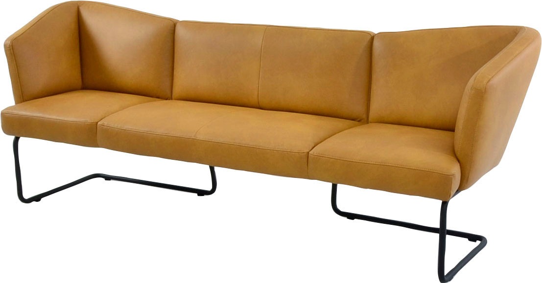 K+W Komfort & Wohnen Polsterbank »Mikkado Tube«, in abgerundeter Form, Rundrohrkufe lang, in 2 Breiten 192 oder 242 cm