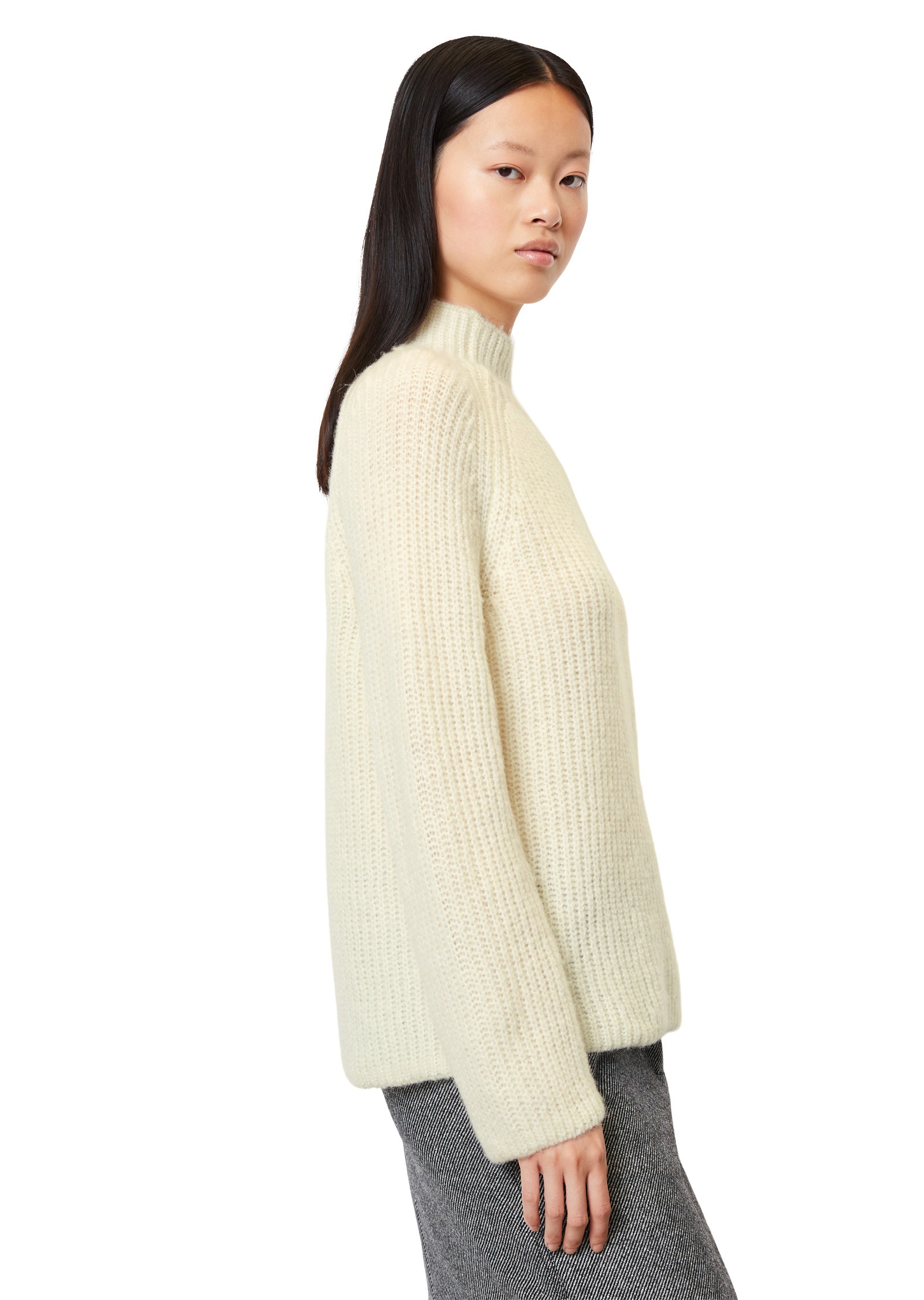 Marc O'Polo Strickpullover »aus flauschigem Schurwolle-Alpakawolle-Mix«