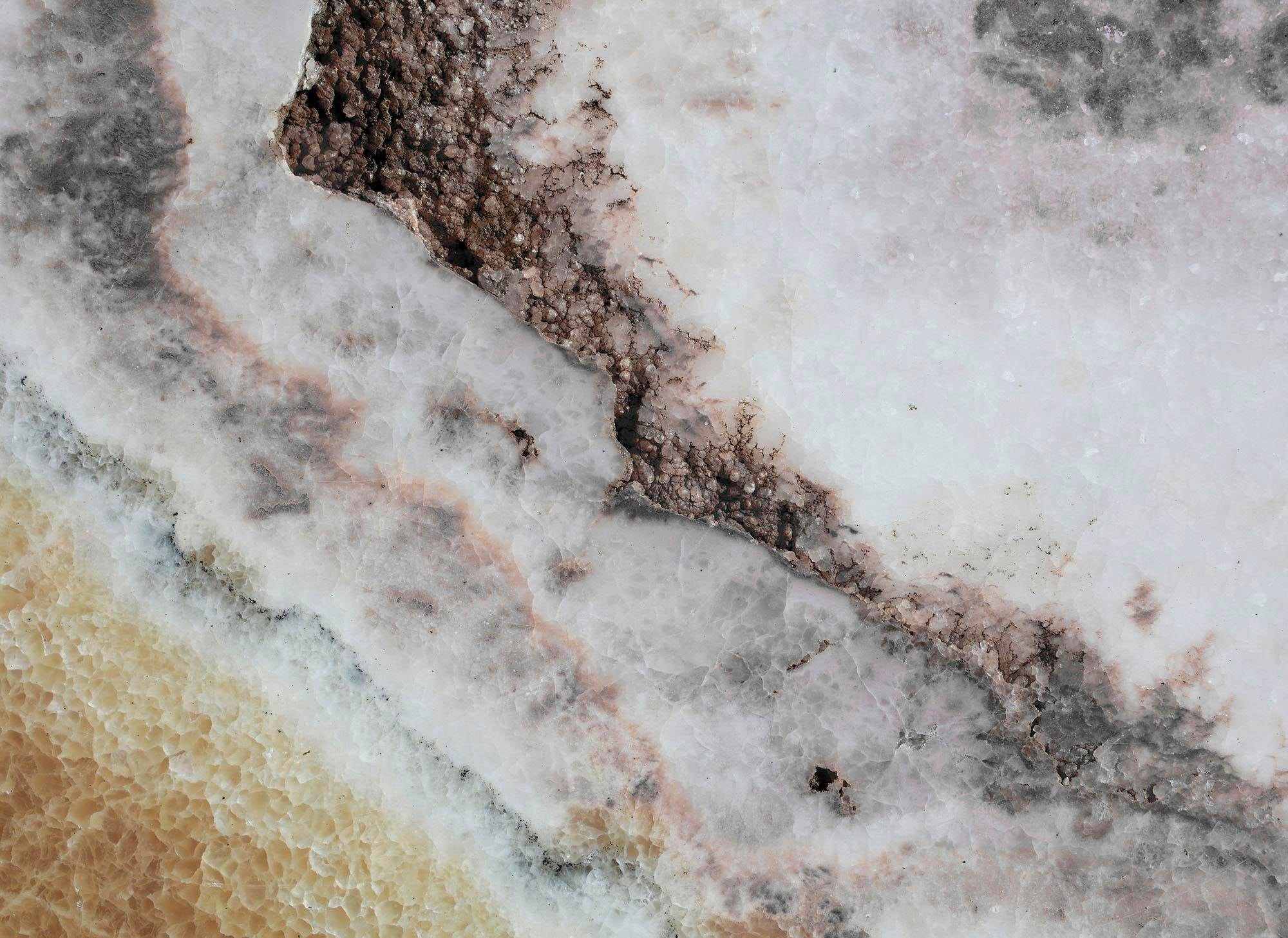 living walls Fototapete "Rosenquarz Vlies" glatt Tapete Marmoroptik Stein F günstig online kaufen