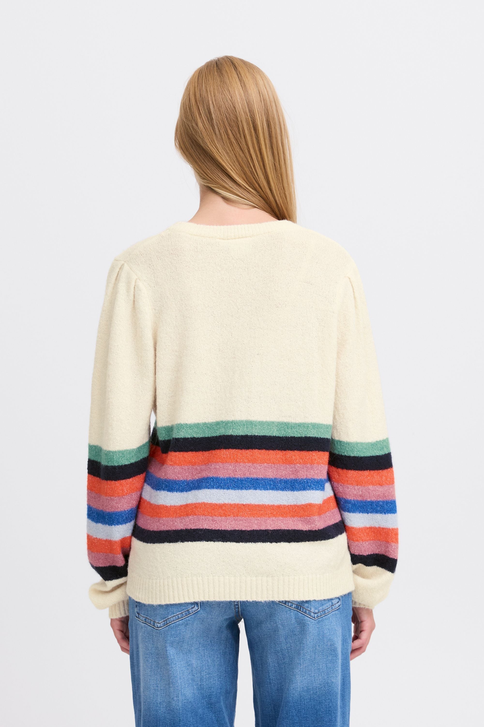 Ichi Strickpullover »Strickpullover IHDUSTY LS STRIPE«