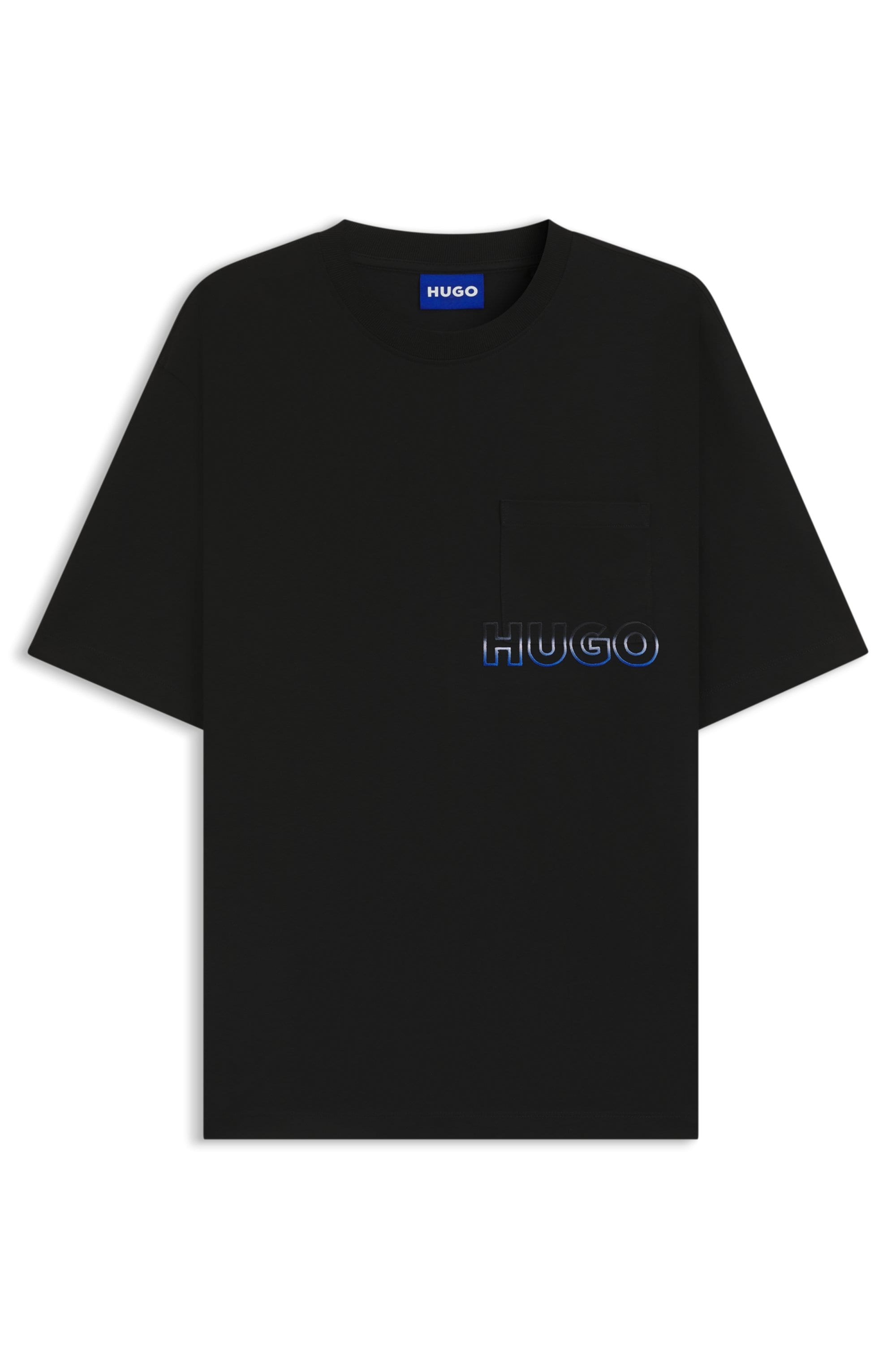 HUGO Blue T-Shirt »Nogoste«, Rundhalsausschnitt, regular fit, Brusttasche