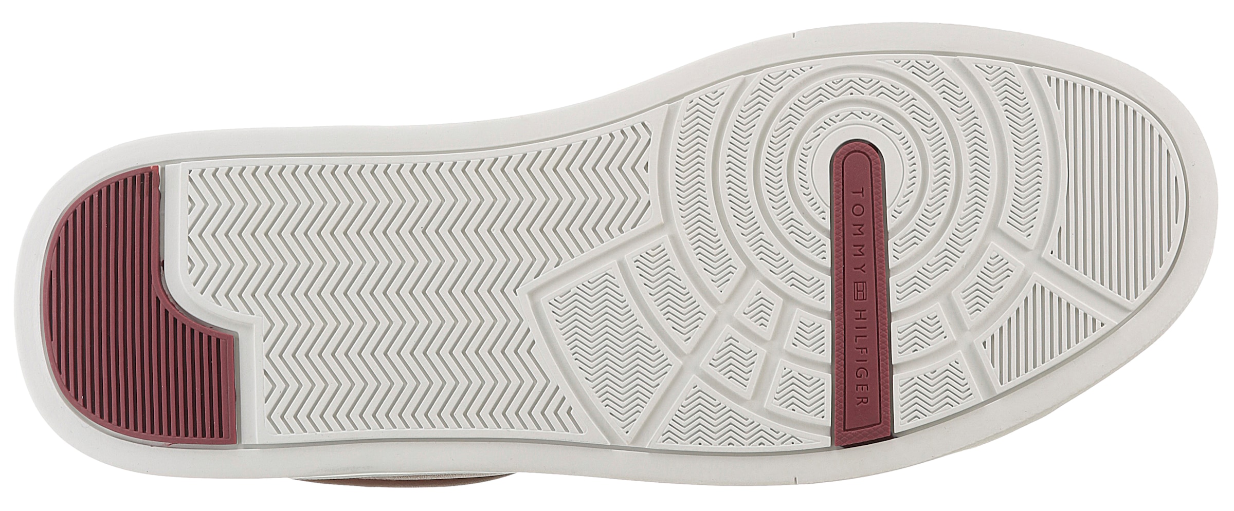 Tommy Hilfiger Plateausneaker »TH COURT SEASONAL WINTER 4A«, Freitzeitschuh, Schnürschuh, Halbschuh mit gepolstertem Schaftrand