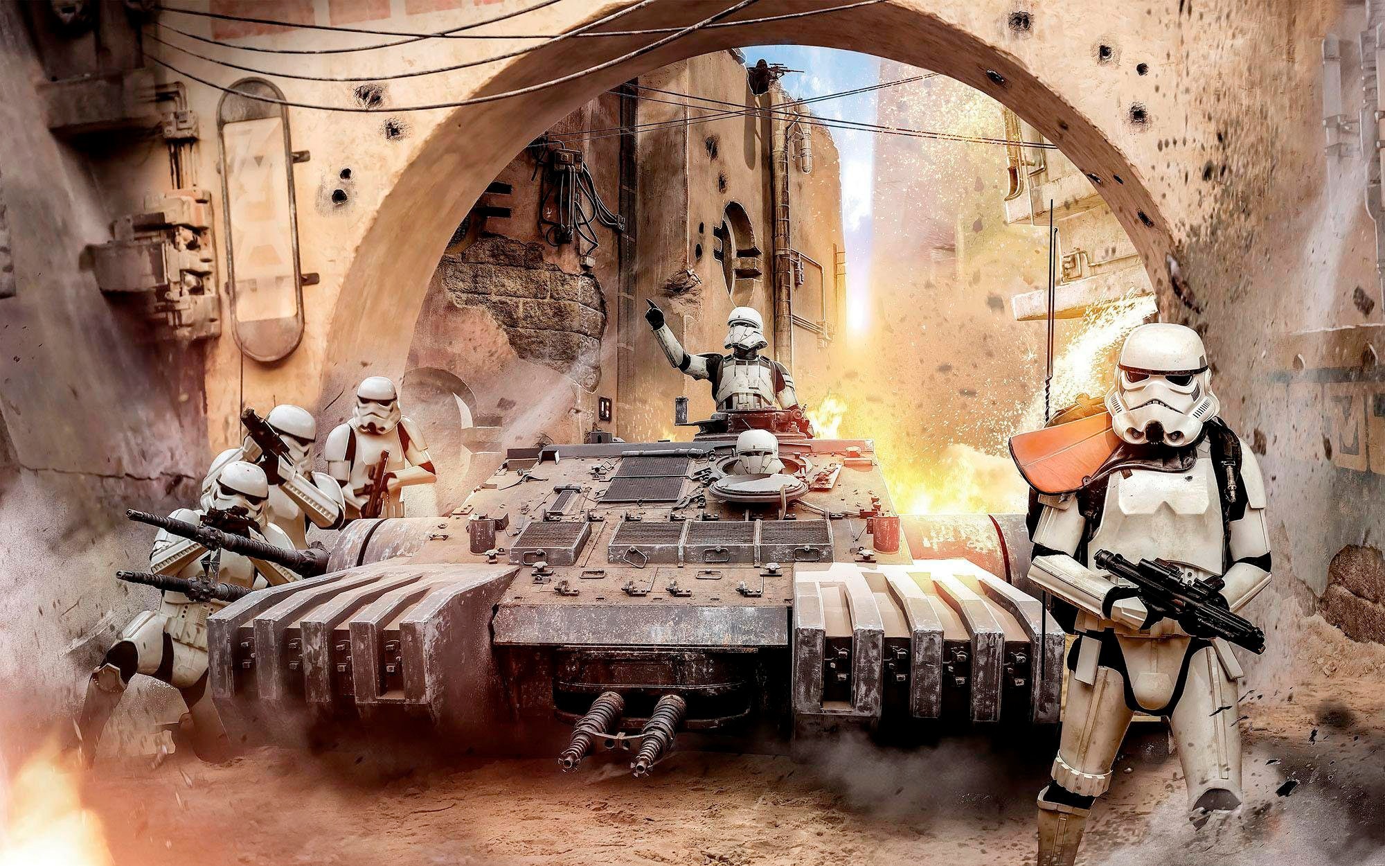 Vliestapete »Star Wars Tanktrooper«, 400x250 cm (Breite x Höhe), Vliestapete, 100 cm...