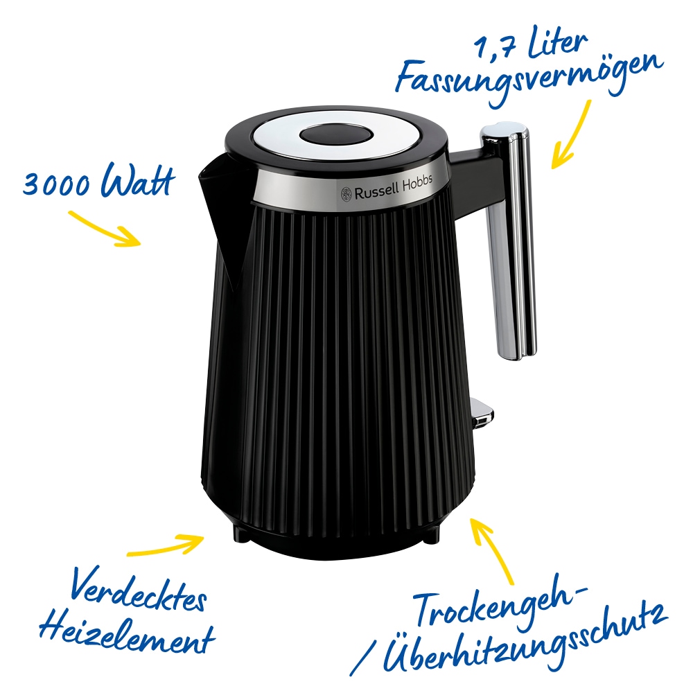 RUSSELL HOBBS Wasserkocher »26750-70« 1,7 l 3000 W 1,7l + herausnehmbarer Anti-Kalk-Filter