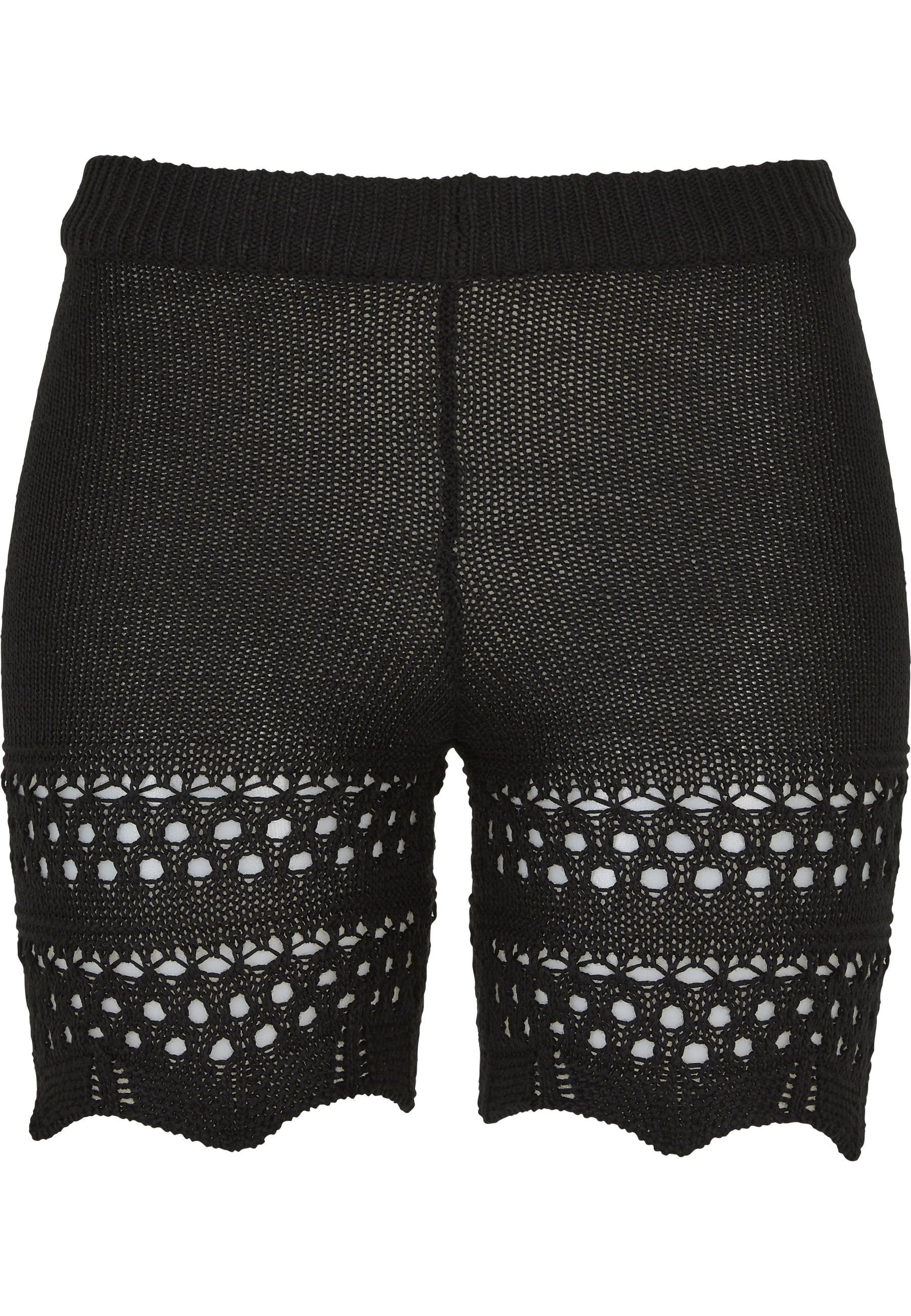 URBAN CLASSICS Leggings "Urban Classics Damen Ladies Crochet Knit Shorts" günstig online kaufen
