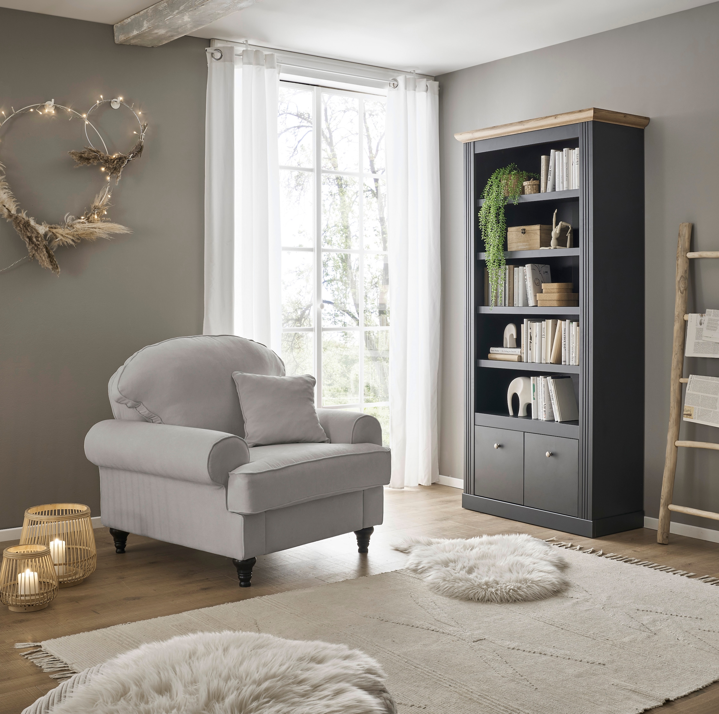 Home affaire Sessel »WESTMINSTER«, mit Federkern-Polsterung
