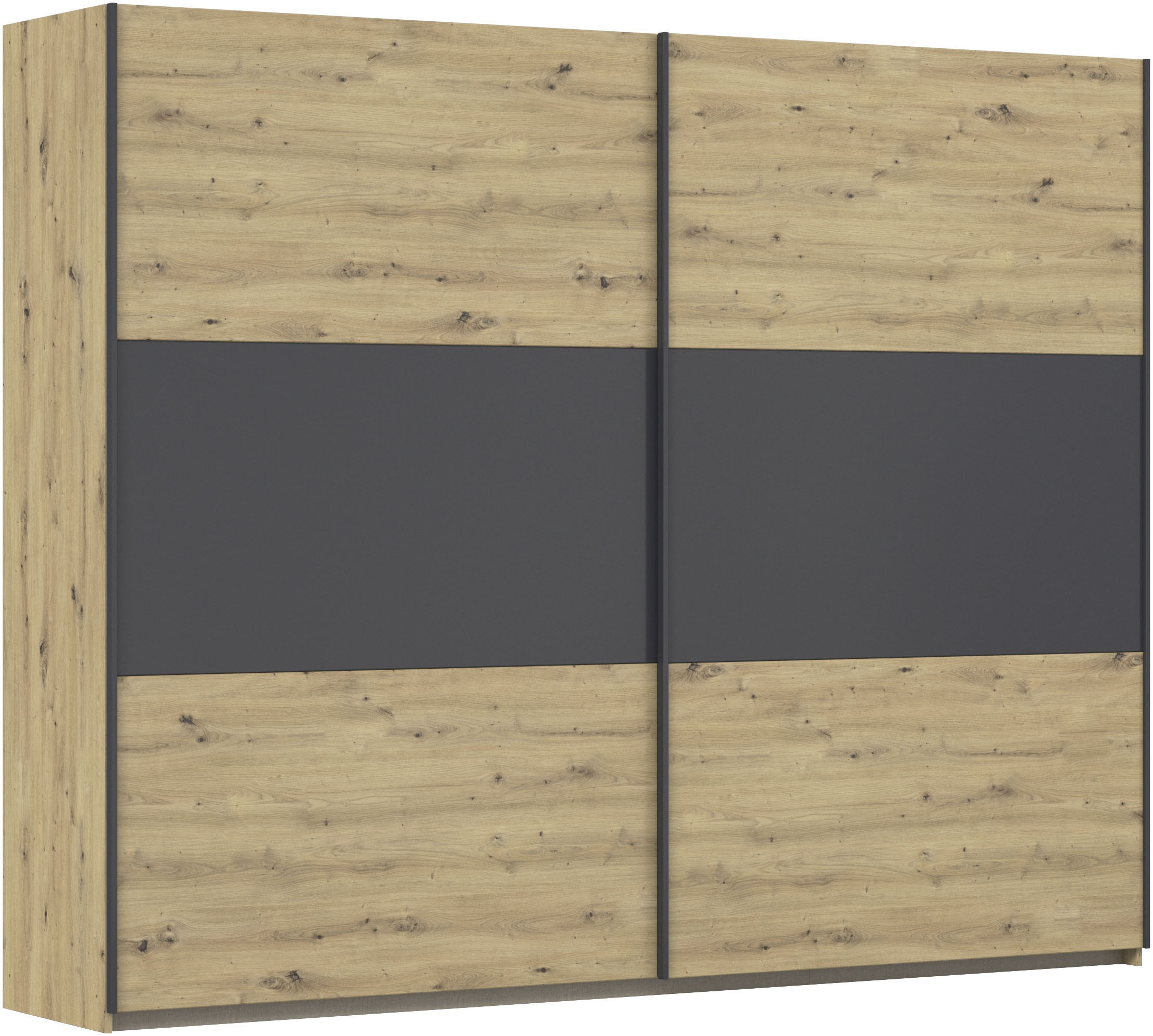 rauch Schwebetürenschrank "Kleiderschrank Schrank Garderobe Garderobenschrank Wäscheschrank NEO" 3 verschiedene Ausstattungen BASIC/CLASSIC/PREMIUM (inkl. SOFT-CLOSE), mit großzügigem Stauraum und vielfältigen Farbkombinationen