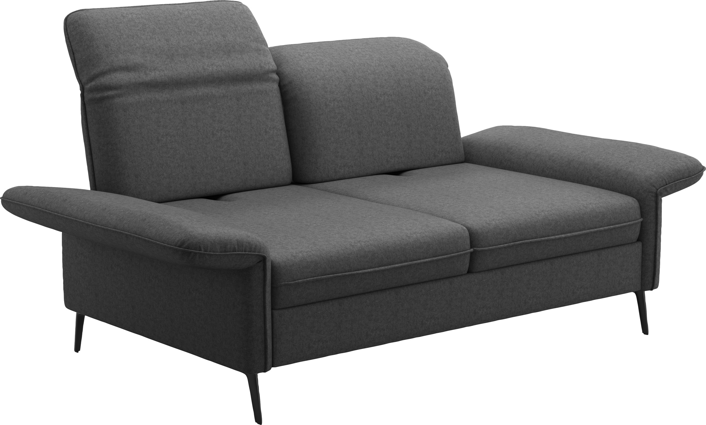 sit&more 3-Sitzer »Emely, inkl. Sitztiefenverstellung«, wahlweise mit Bettfunktion, Kopf- & Armteilverstellung