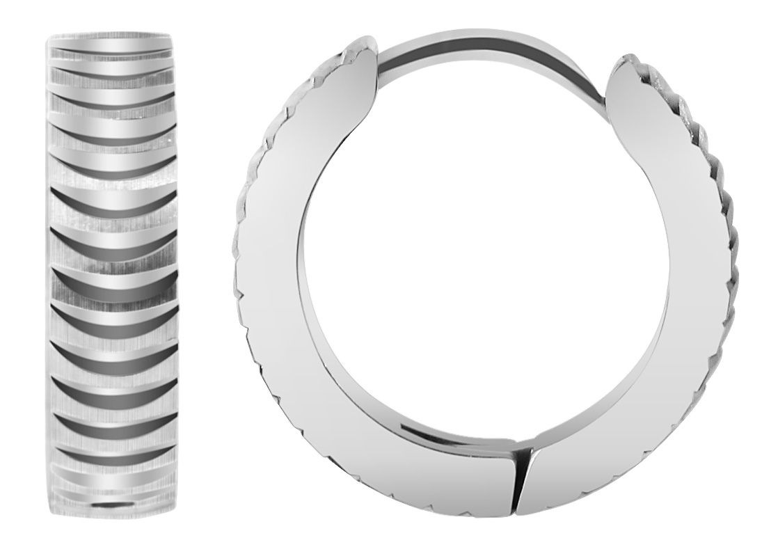 Adelia´s Klappcreolen "Damen Ohrringe – Klappcreole aus Edelstahl" Zum Vers günstig online kaufen