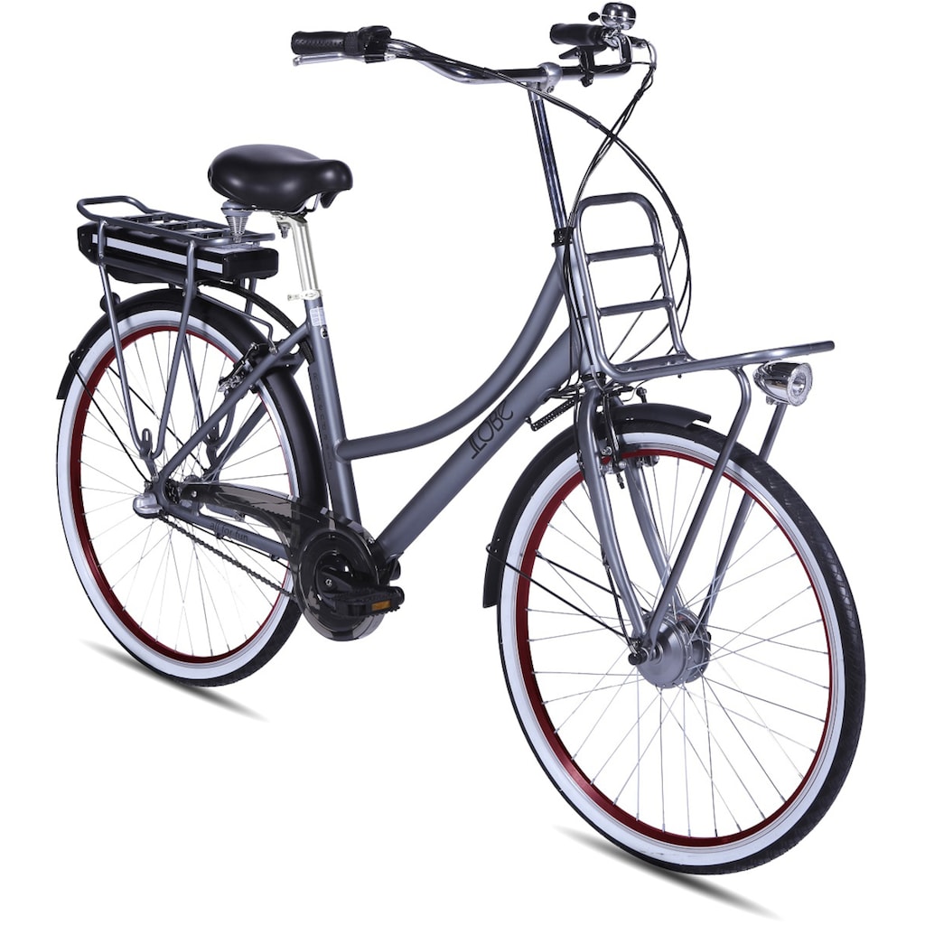 LLobe E-Bike »Rosendaal Lady 13,2 Ah«, 3 Gang, Frontmotor 250 W