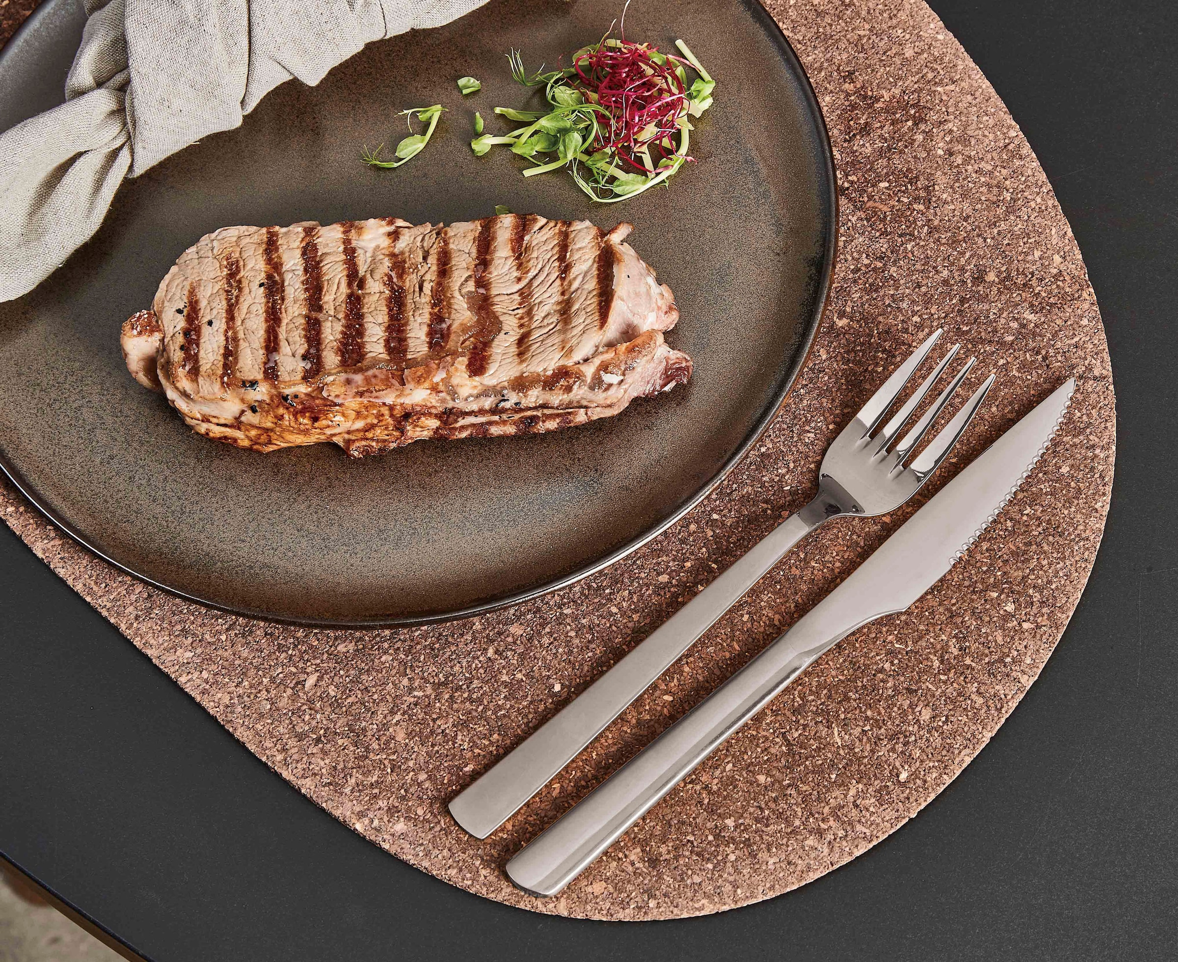 aida RAW Steakbesteck »RAW«, (Set, 8 tlg.)
